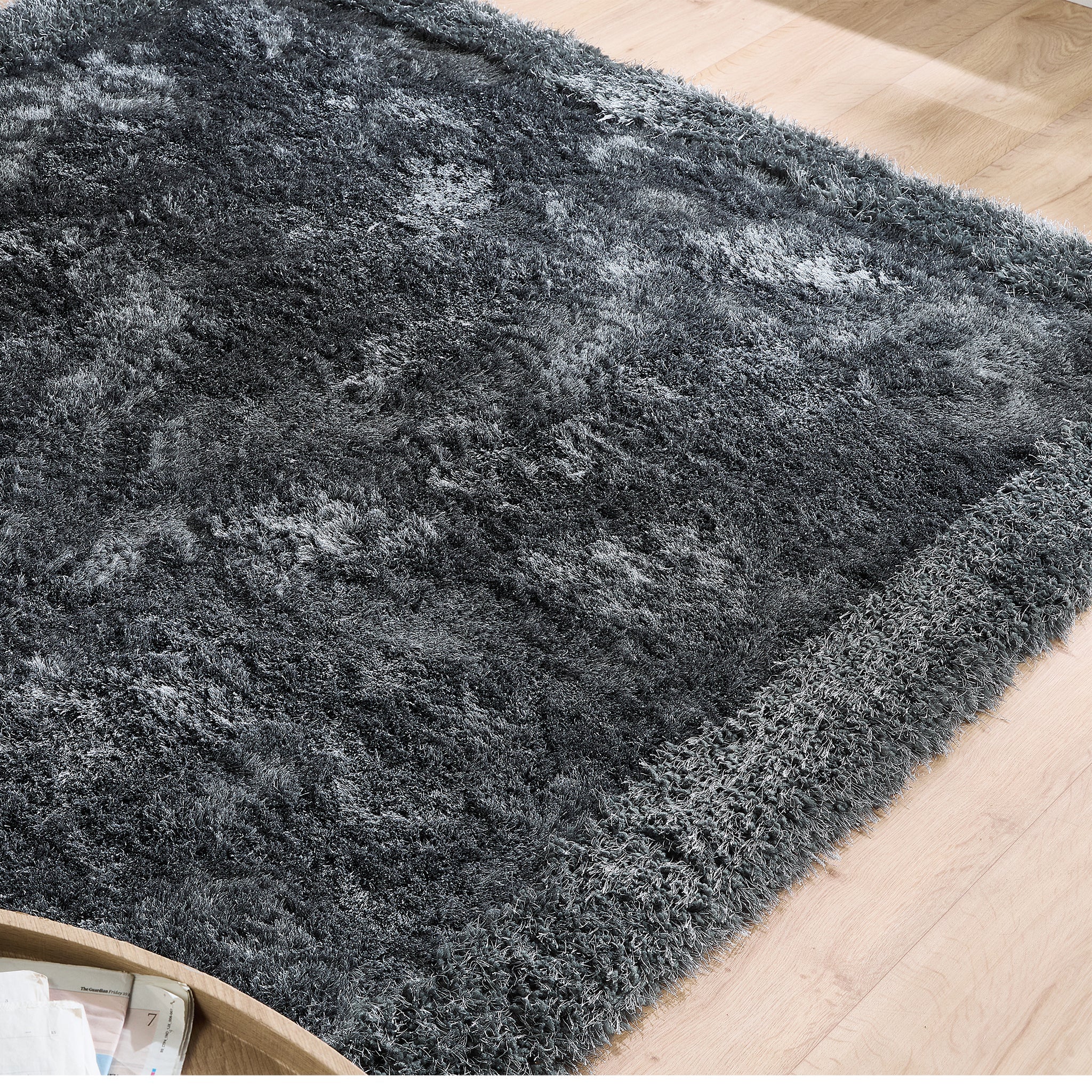 Origins Shimmer Shaggy Border Rug