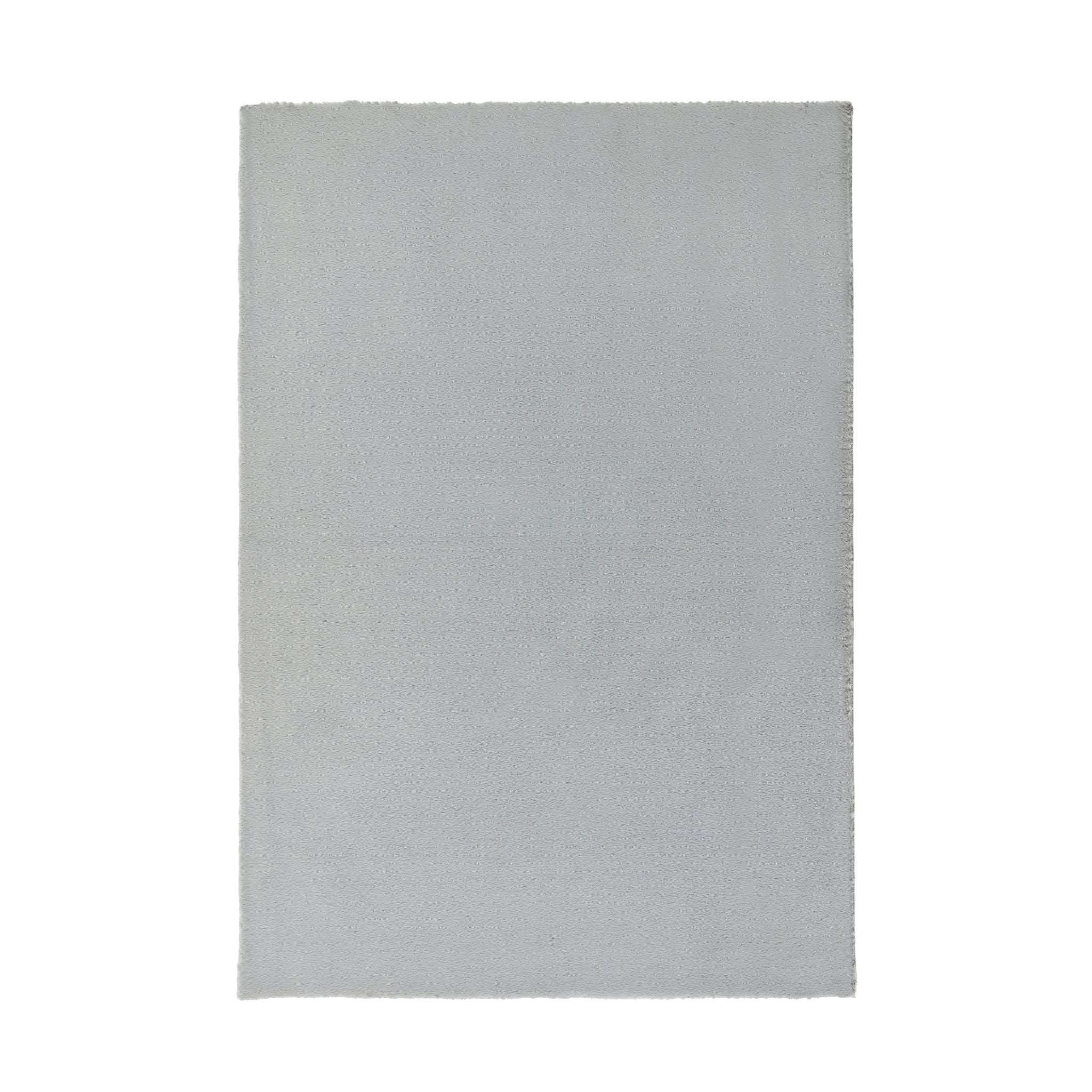 Origins Washable Faux Fur Grey Rug