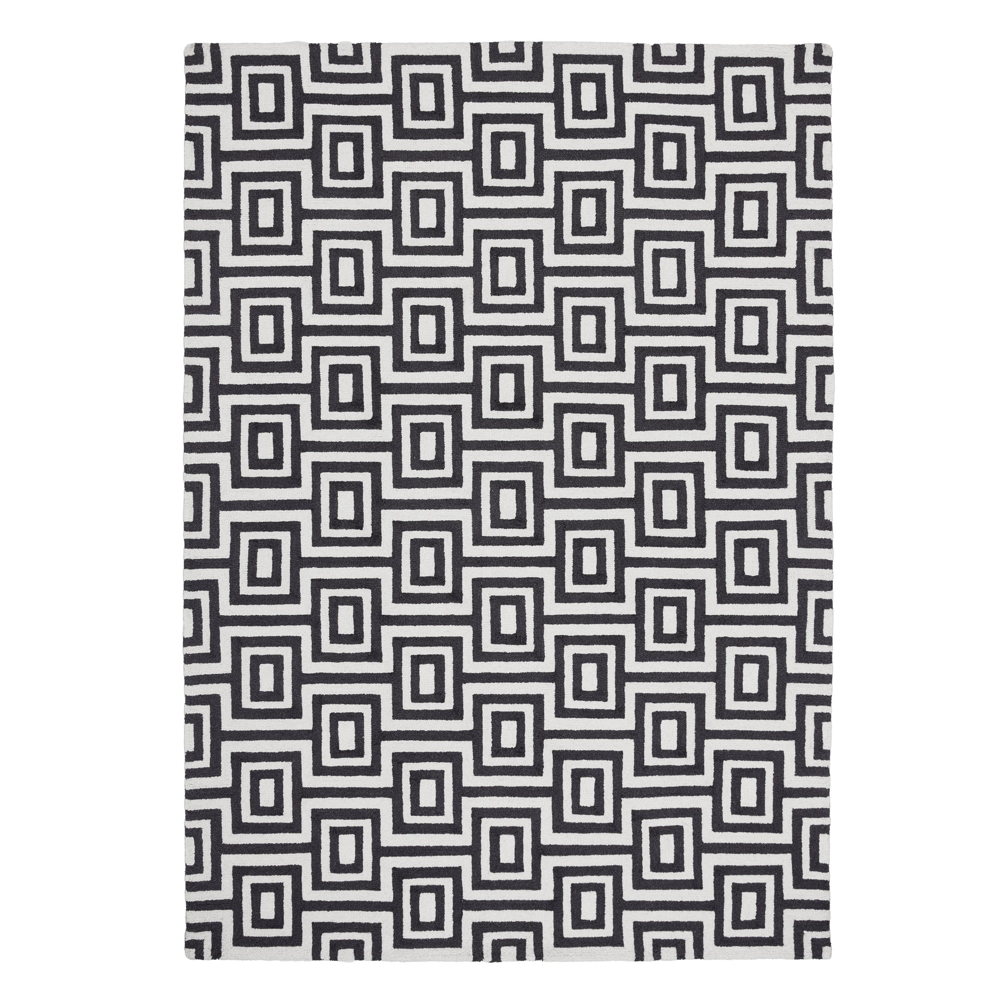 Origins Labyrinth Black/White Rug