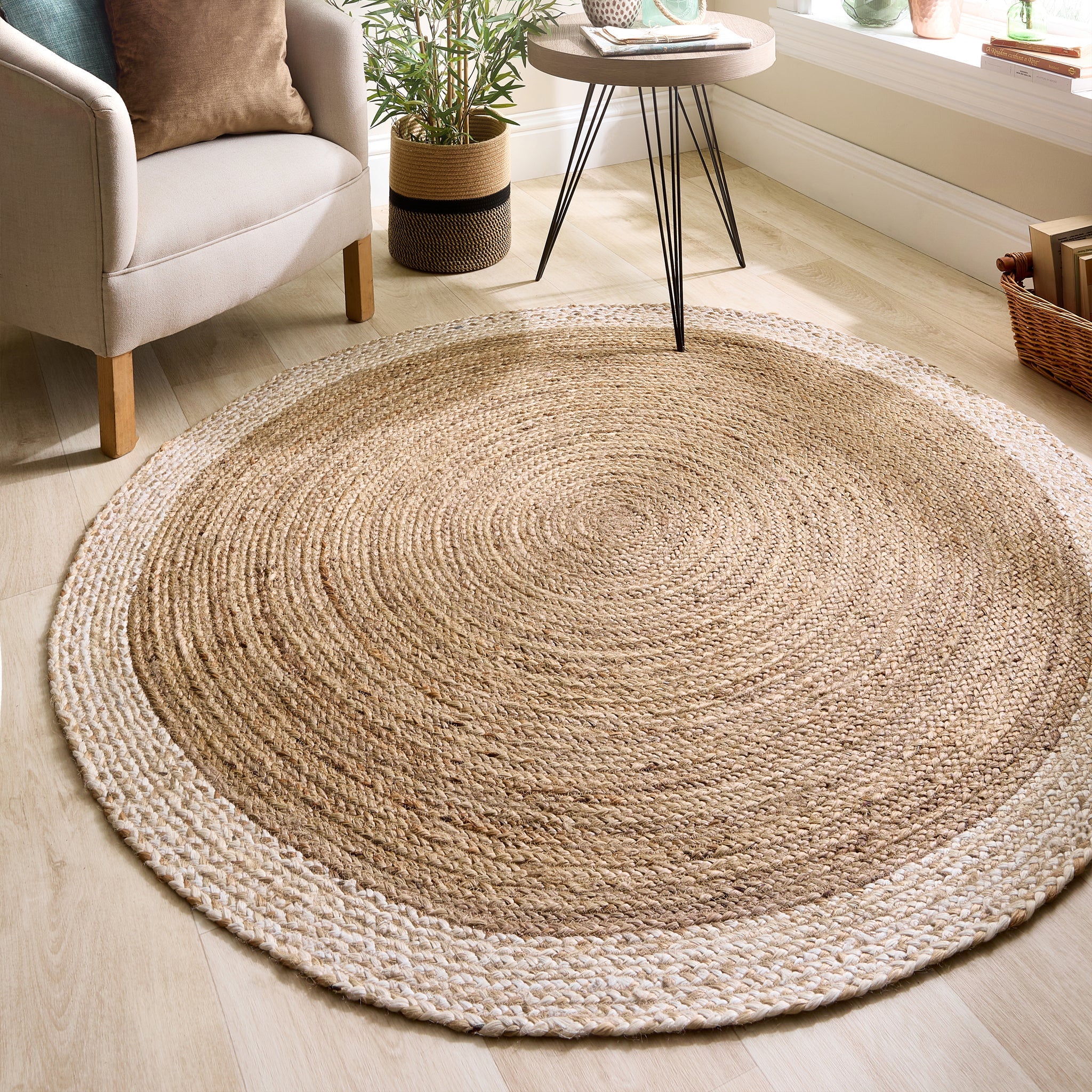 Origins Jute Border Rug