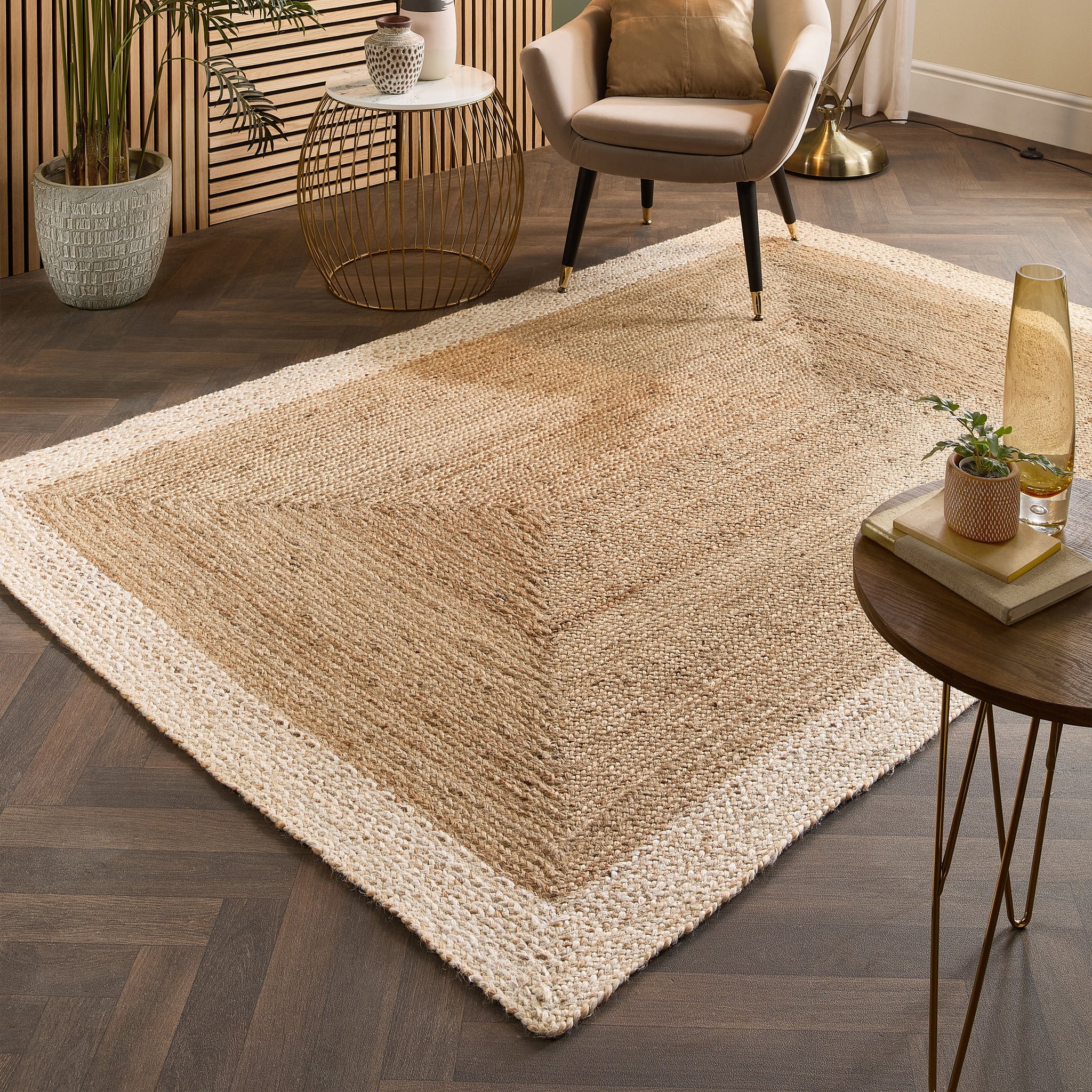 Origins Jute Border Rug