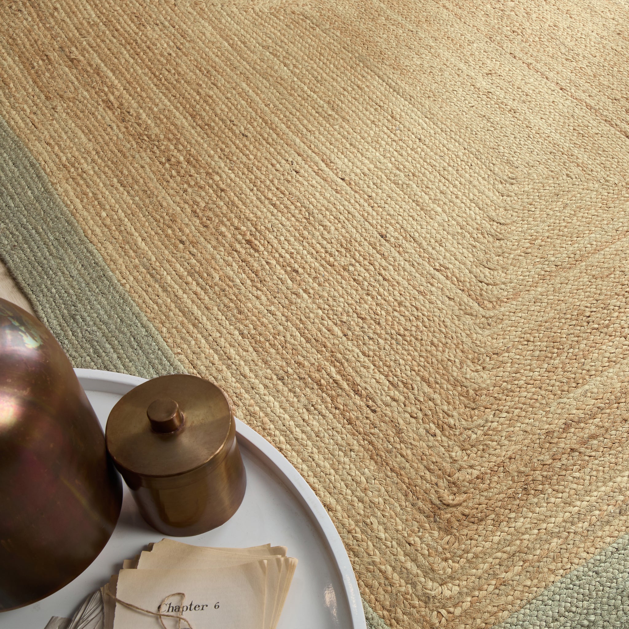 Origins Jute Border Rug