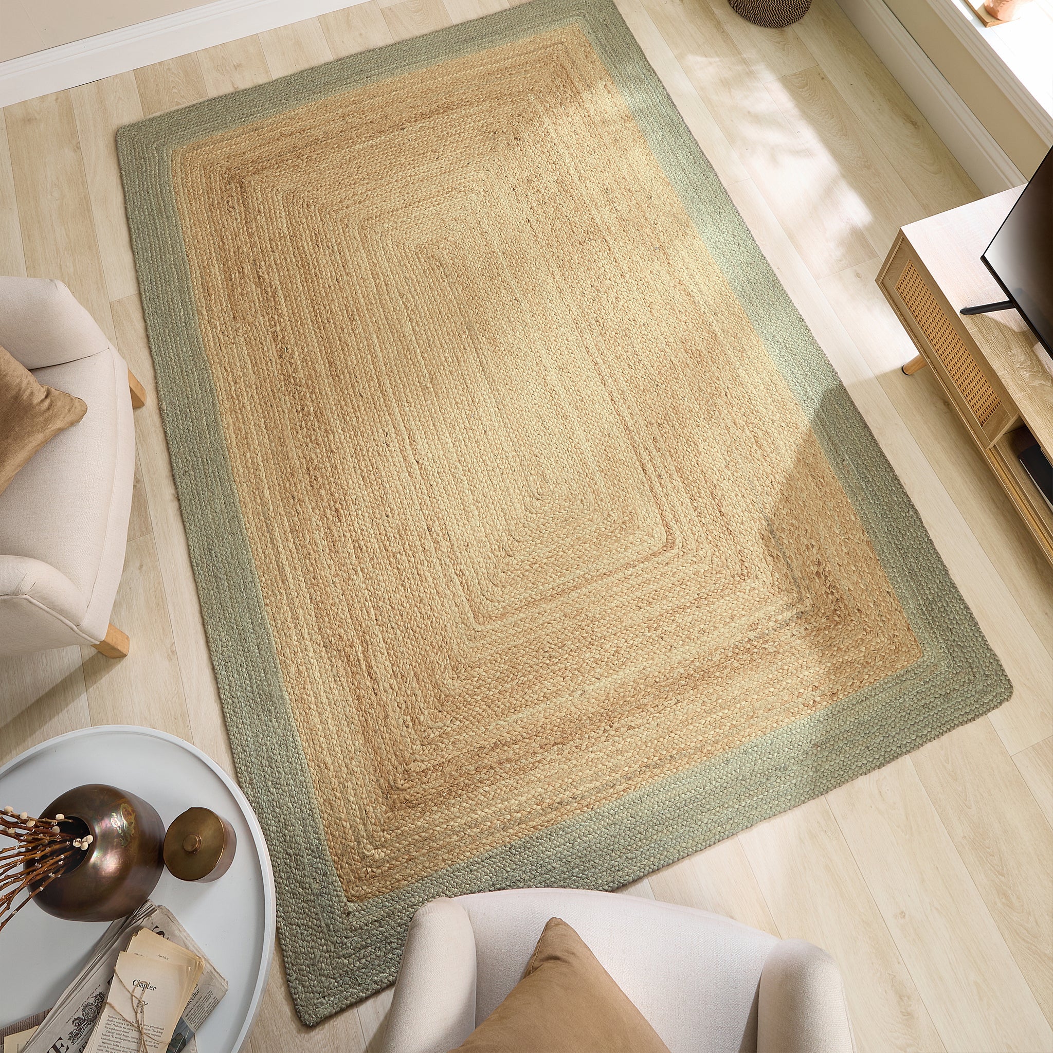 Origins Jute Border Rug