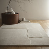 Origins Sculptured Boulder Cream Rug