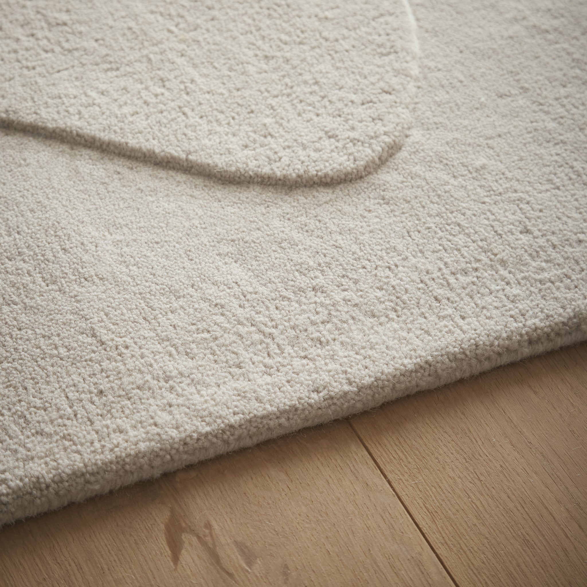 Origins Sculptured Pebble Oatmeal Rug