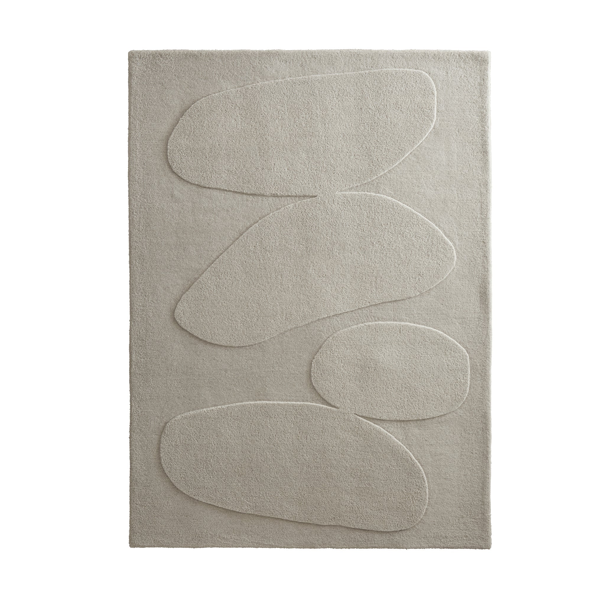 Origins Sculptured Pebble Oatmeal Rug