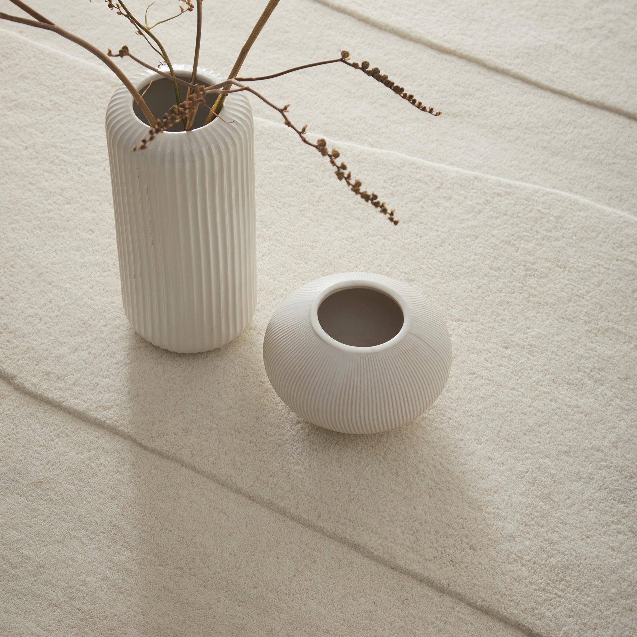 Origins Sculptured Rock Cream Rug