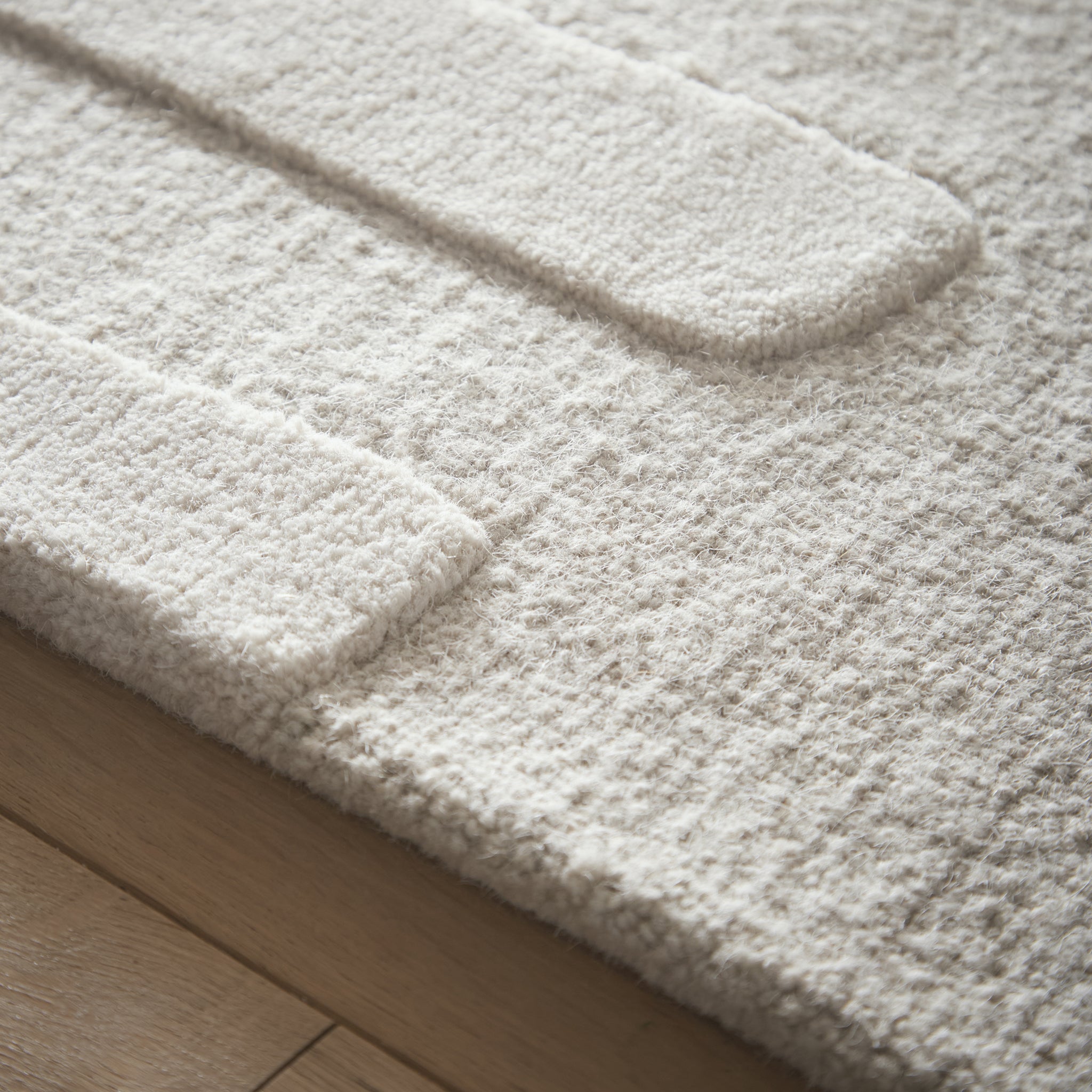 Origins Sculptured Stone Oatmeal Rug