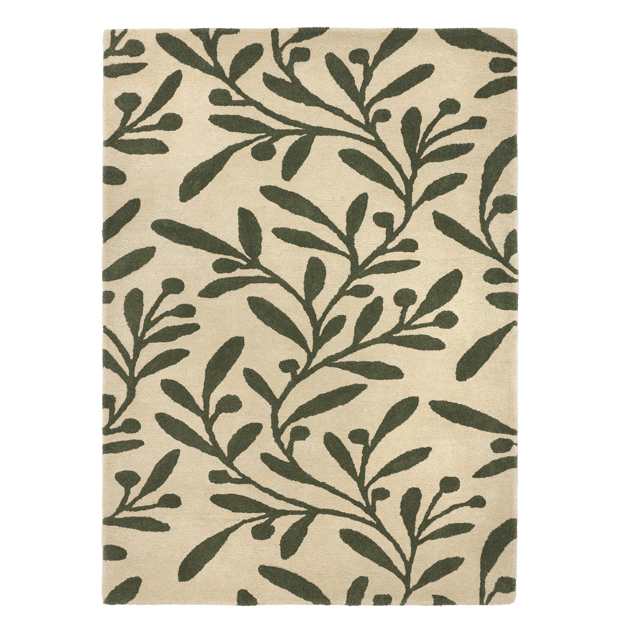 Origins Trailing Leaf Cream/Green Rug