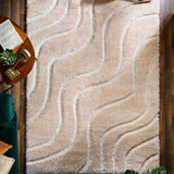 Origins Soft Carved Wave Rug