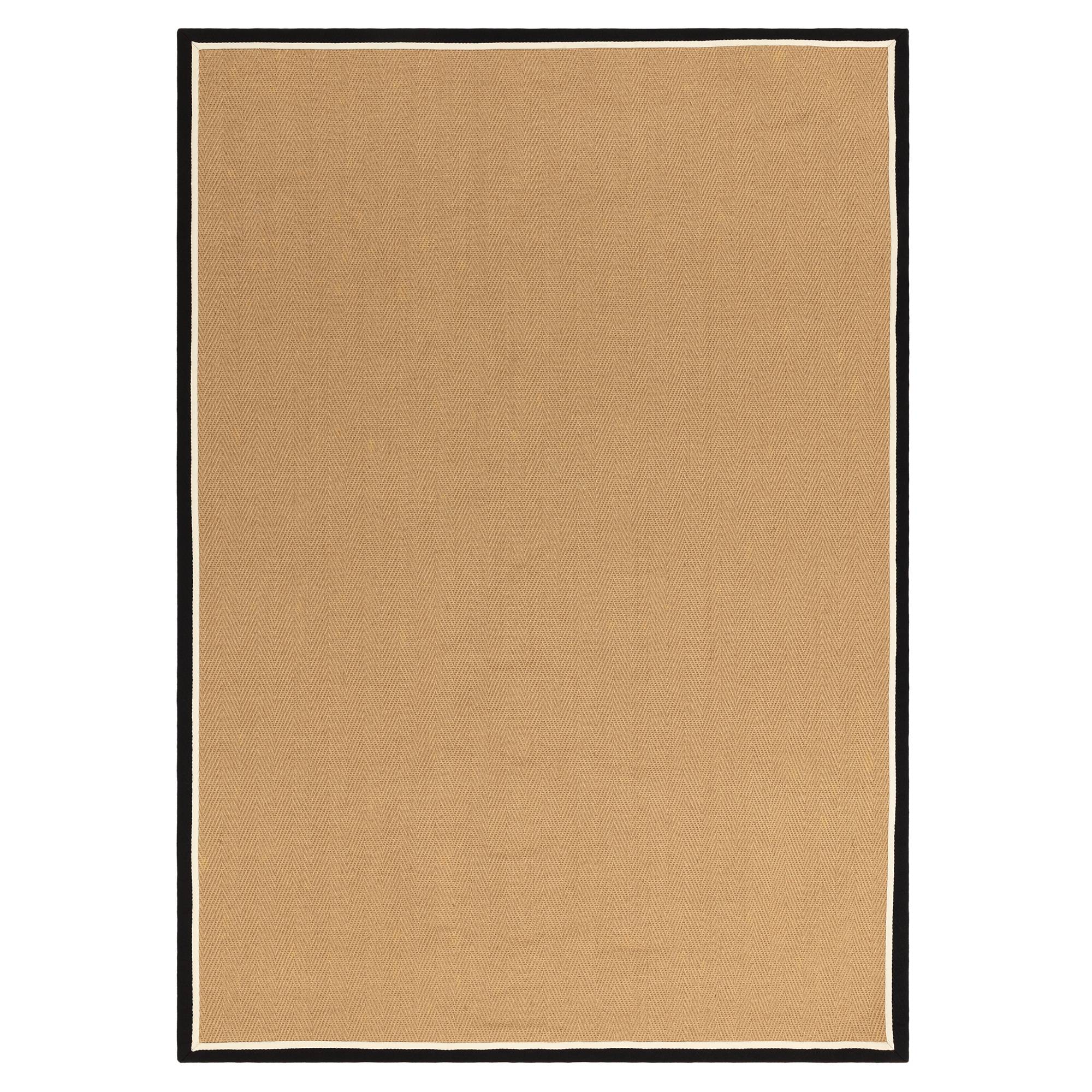 Asiatic Bordo Herringbone Rug - Charcoal Cream - 240 x 340