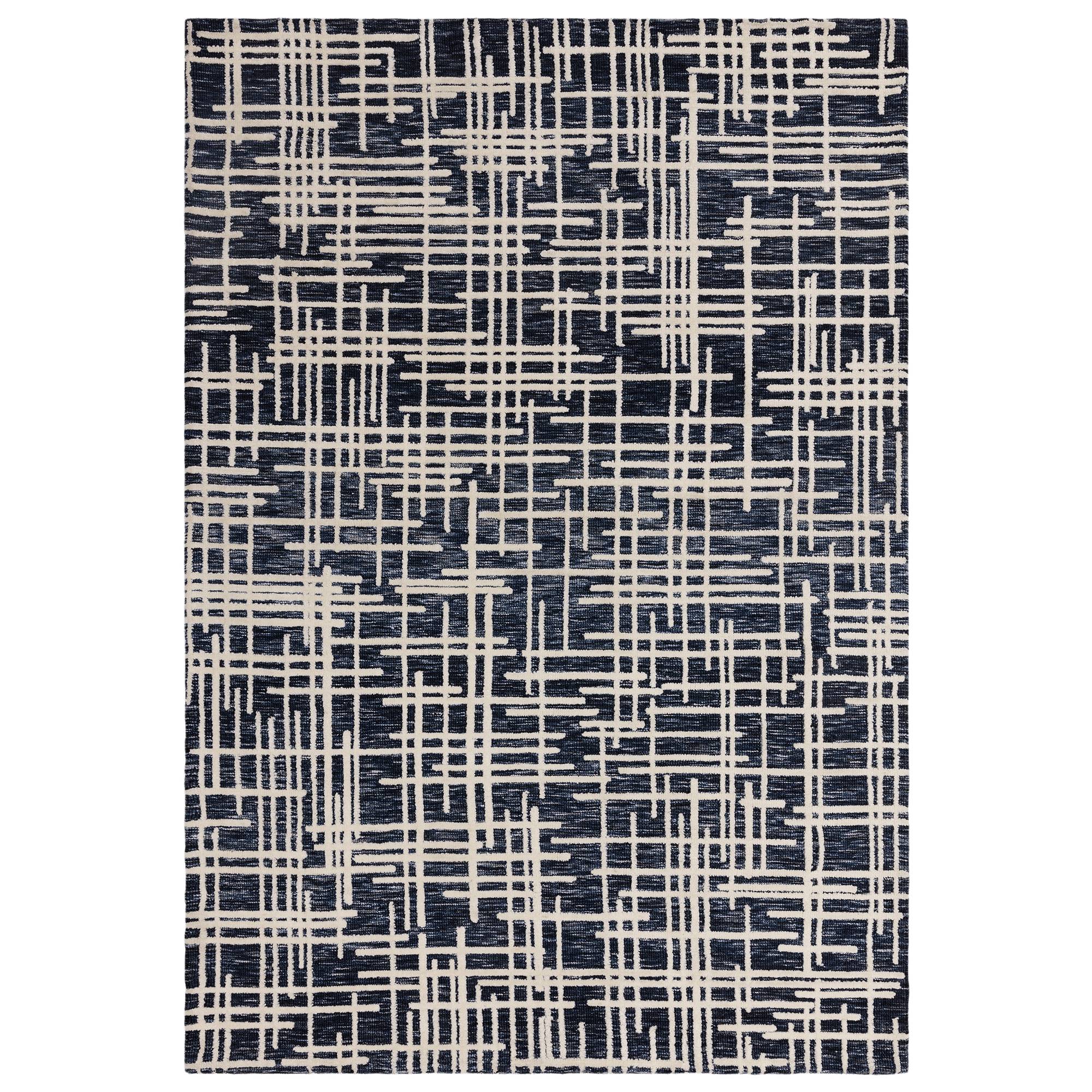 Asiatic Mason Blueprint Rug - Blue - 200 x 290