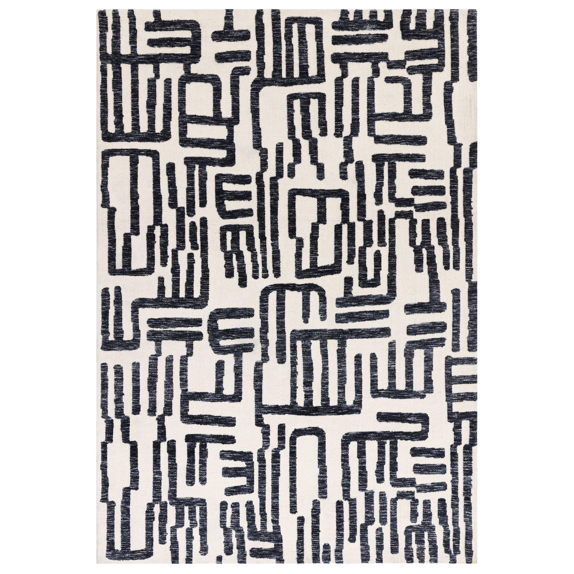 Asiatic Mason Script Rug - Blue - 200 x 290