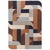 Asiatic Matrix Klotski Rug - Terracotta - 200 x 300