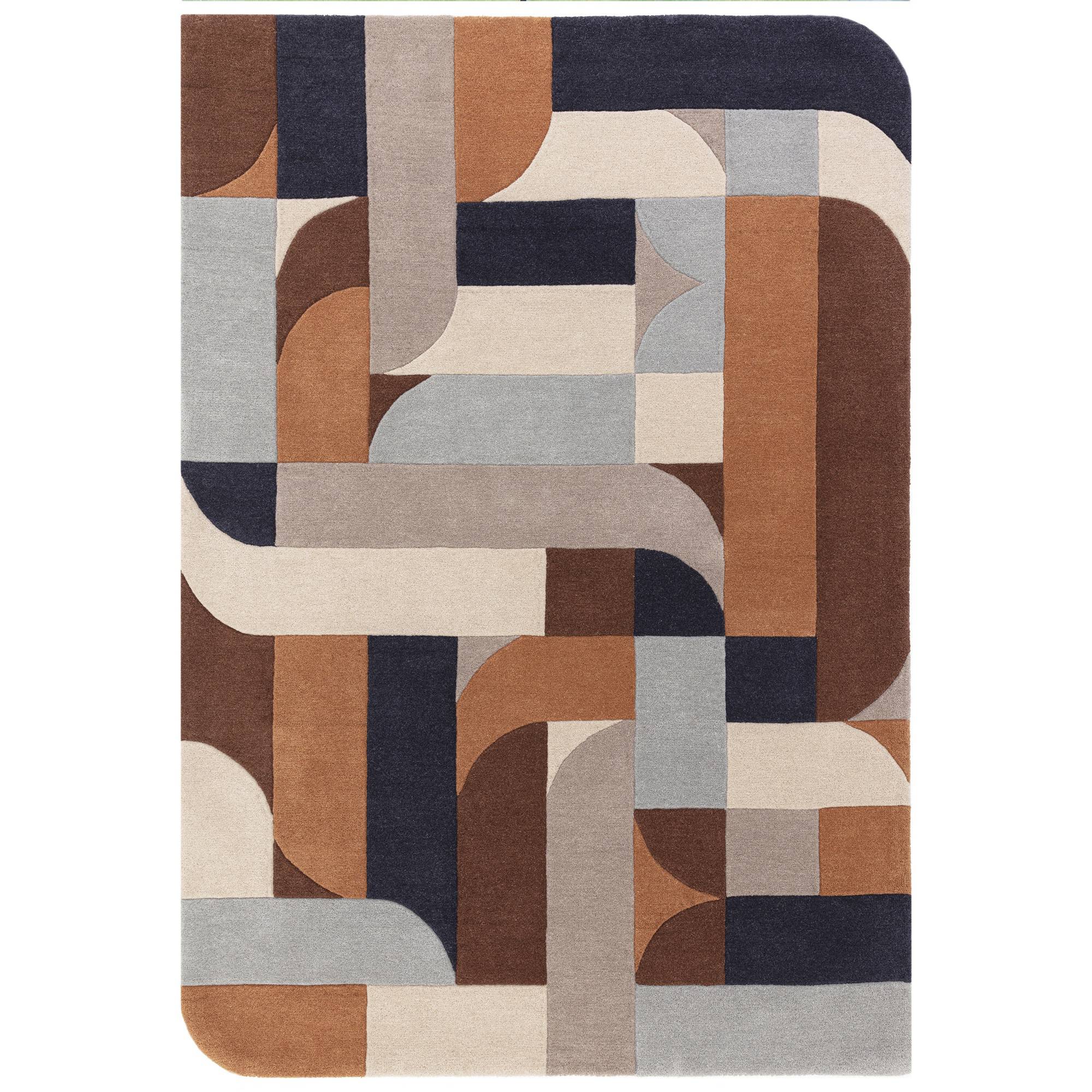 Asiatic Matrix Klotski Rug - Terracotta - 200 x 300