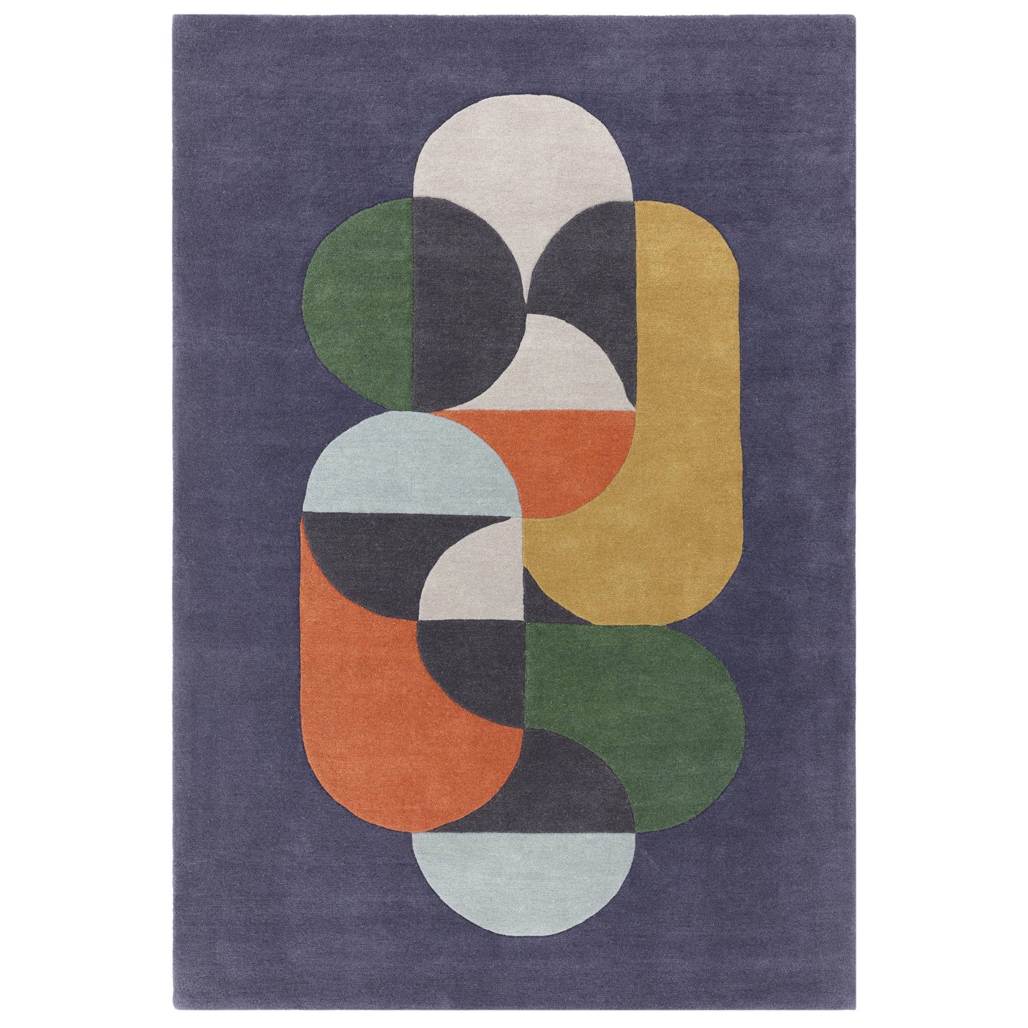 Asiatic Matrix Statement Rug - Navy - 200 x 300