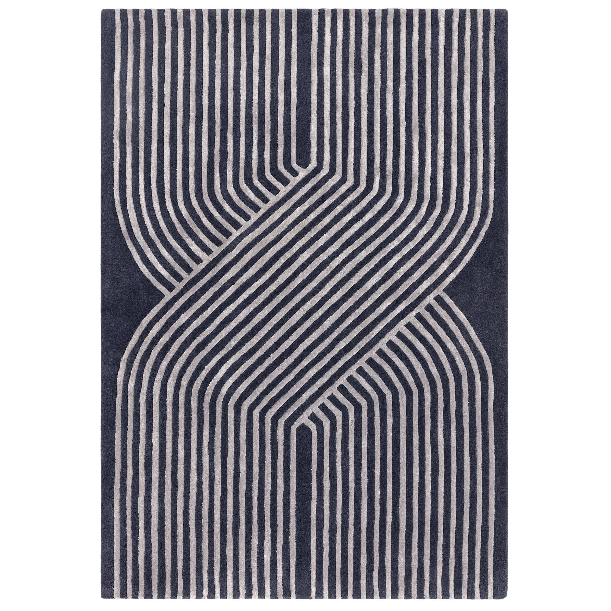 Asiatic Matrix Solsitice Rug - Navy - 200 x 300