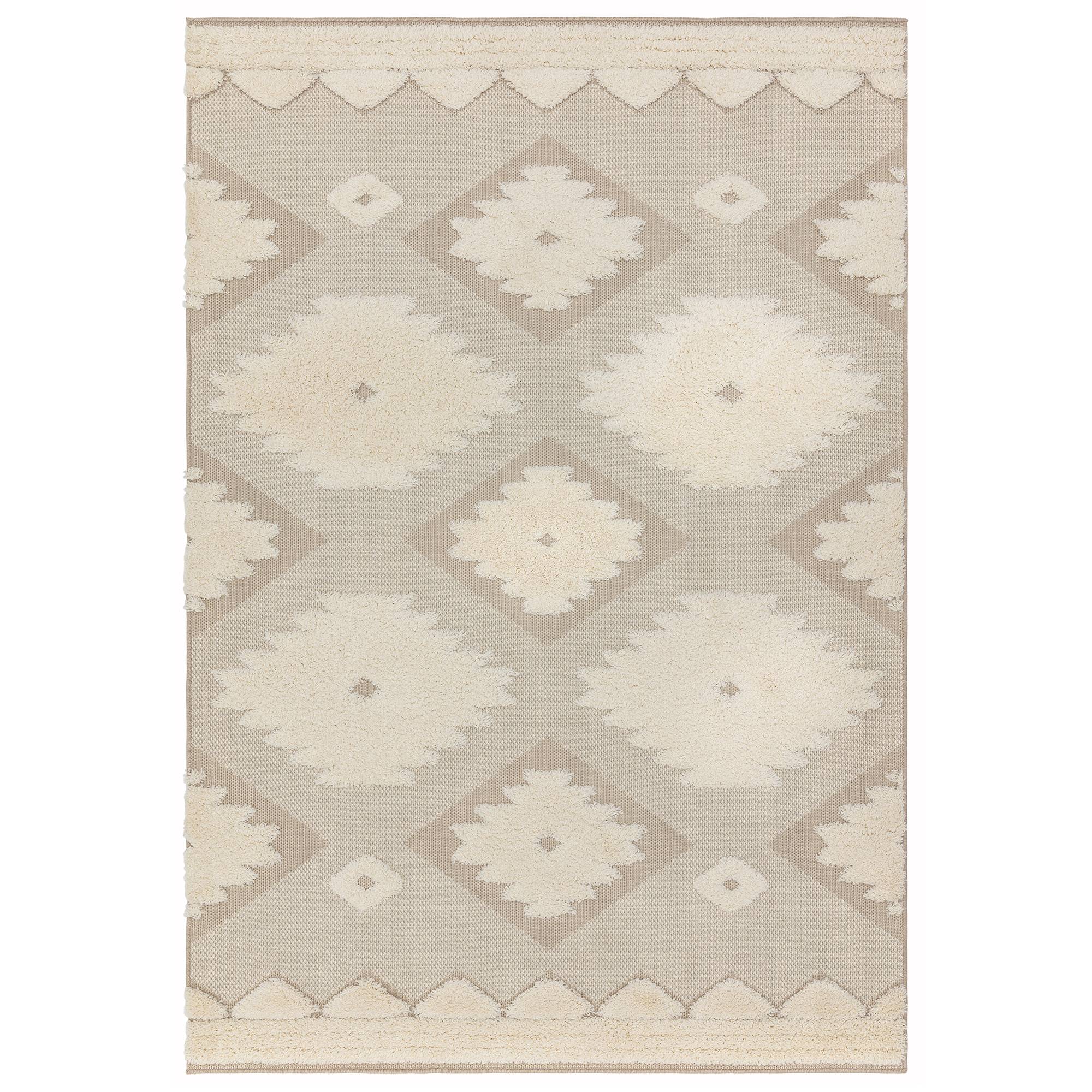 Asiatic Monty Tribal Rug - Natural/Cream - 200 x 290