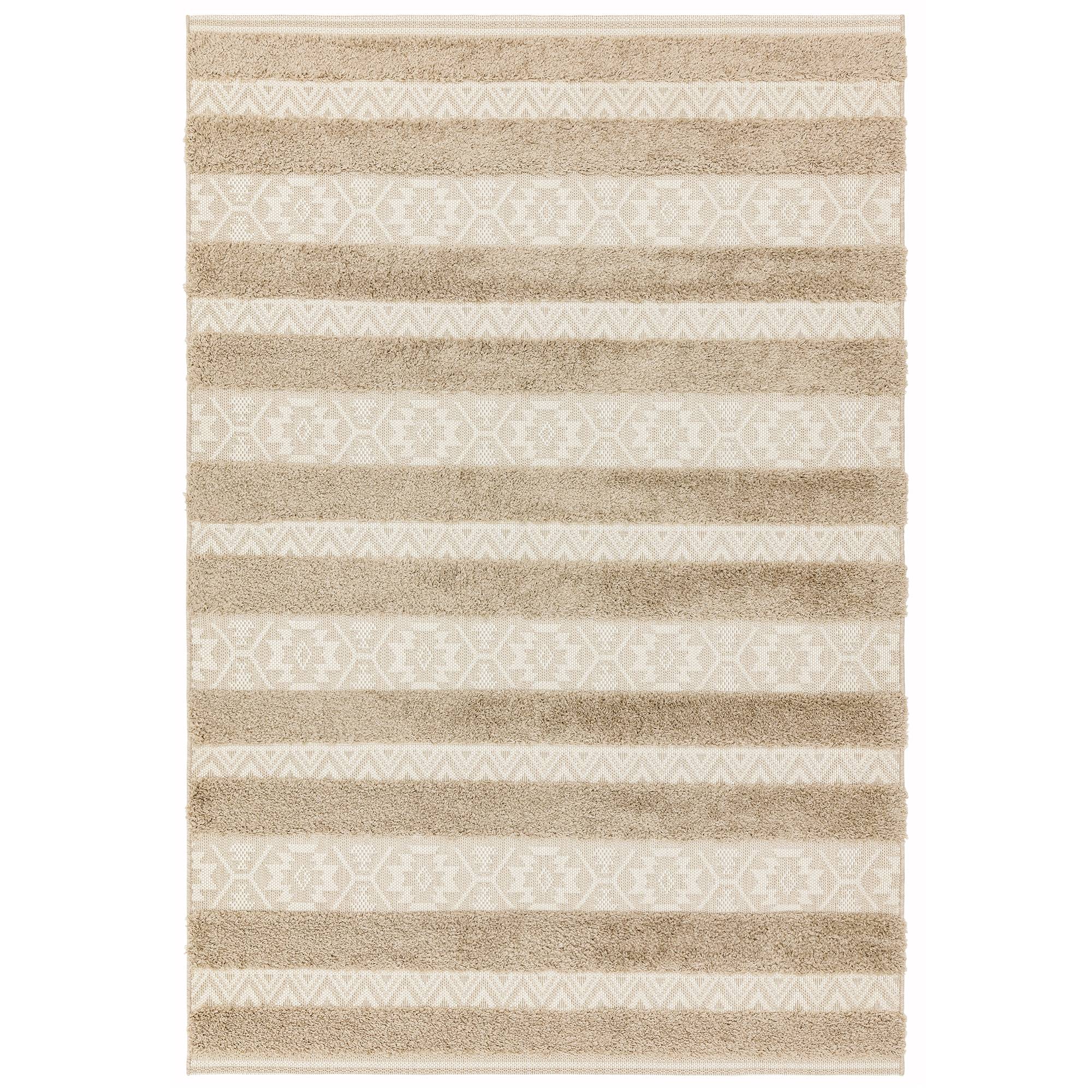 Asiatic Monty Stripe Rug - Natural/Cream - 200 x 290