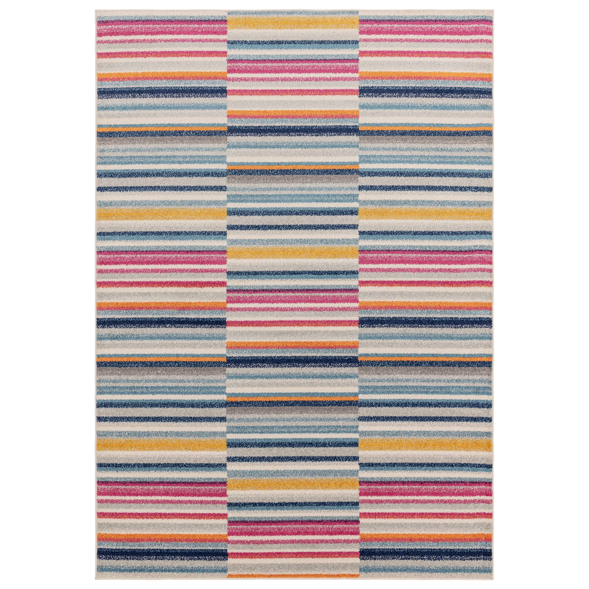Asiatic Muse Coloured Stripe Rug - Multi - 200 x 290