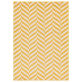 Asiatic Muse Chevron Rug - Yellow - 200 x 290