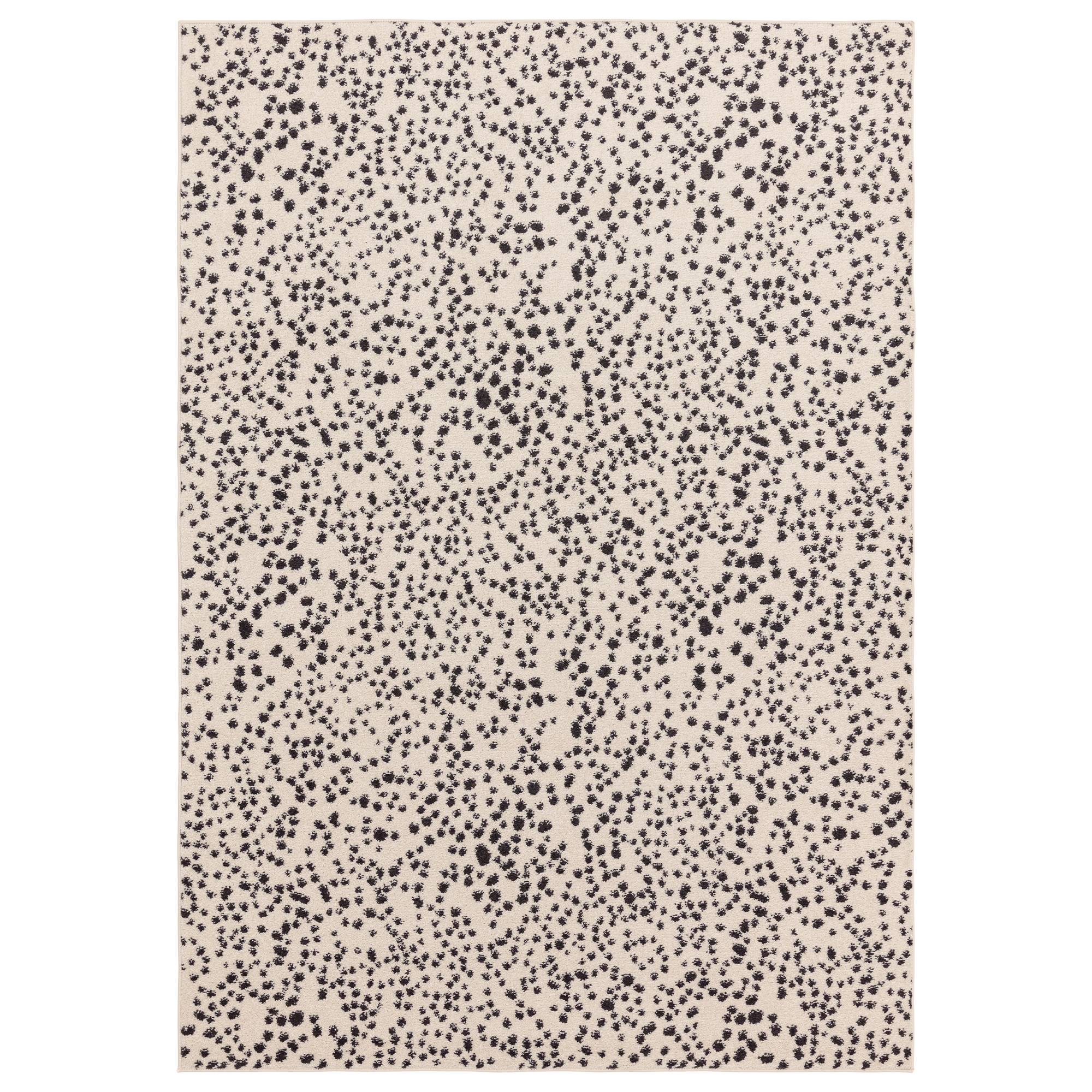 Asiatic Muse Spotty Rug - Black - 120 x 170