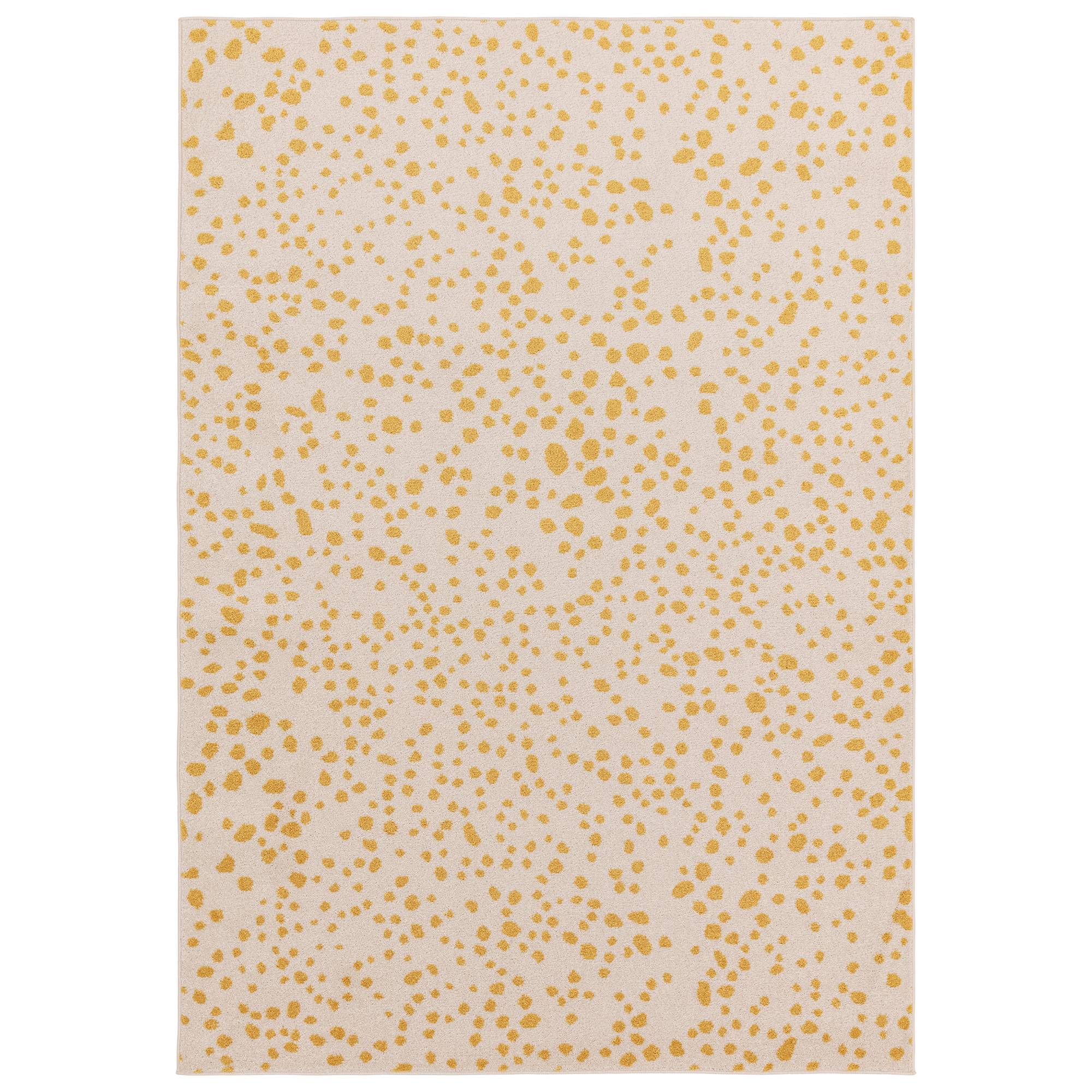 Asiatic Muse Spotty Rug - Yellow - 200 x 290