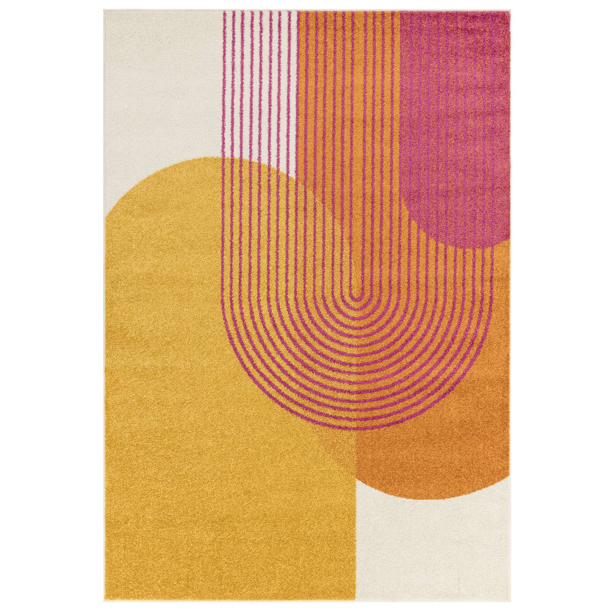 Asiatic Muse Retro Rug - Orange - 200 x 290