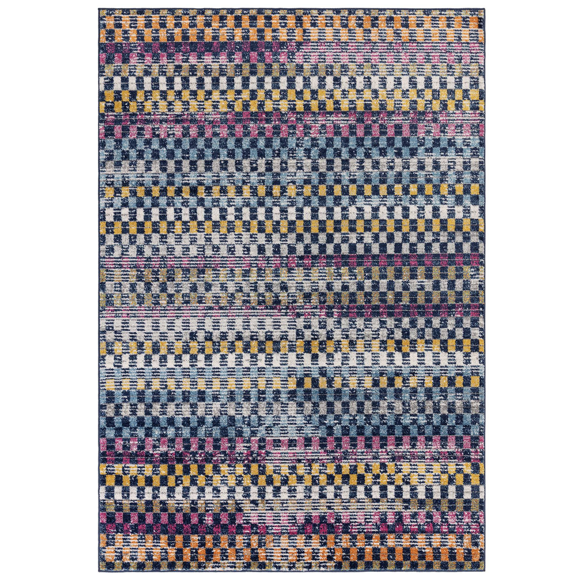 Asiatic Muse Check Rug - Bright - 200 x 290
