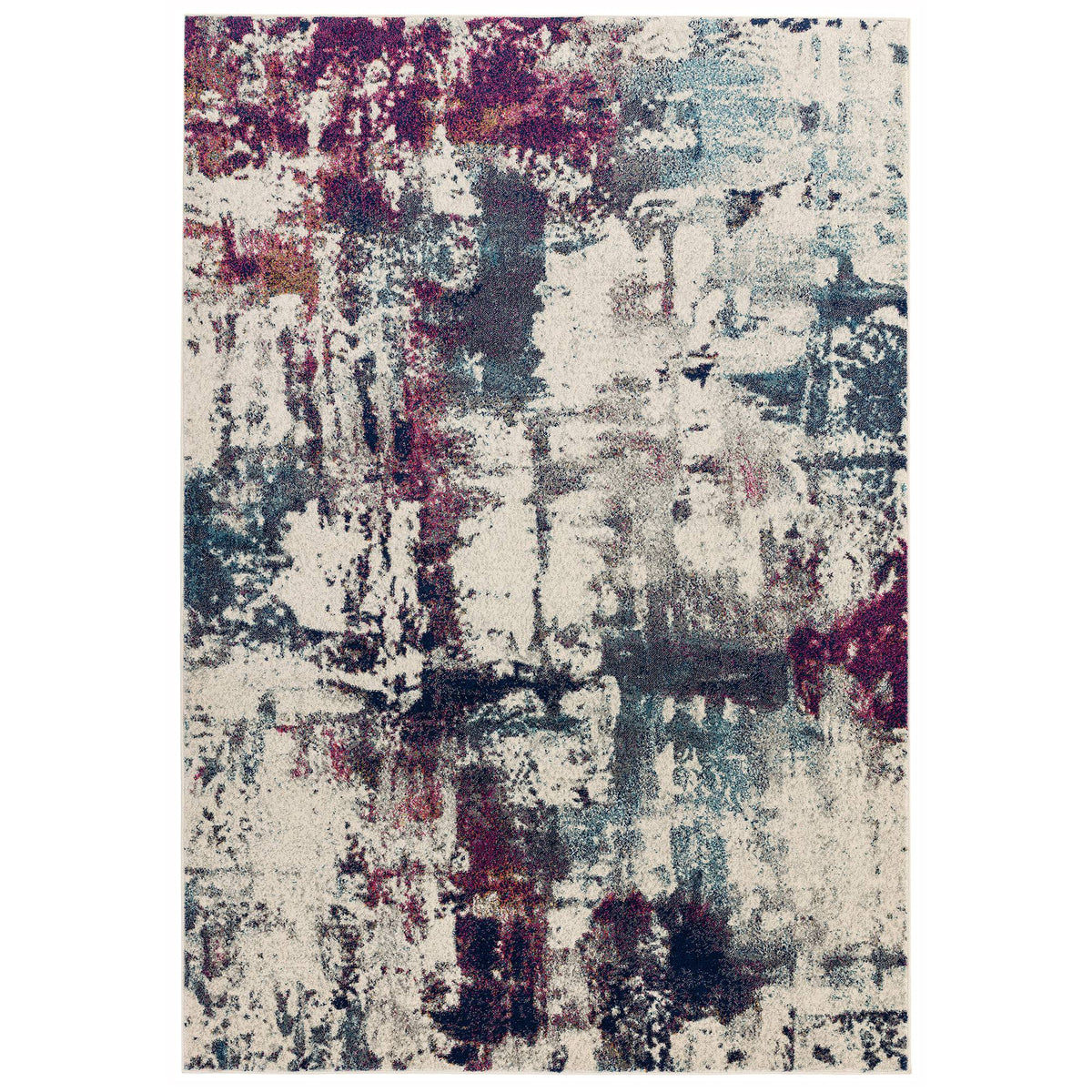 Asiatic Nova Abstract Rug - Navy Multi - 200 x 290