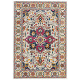 Asiatic Nova Persian Rug - White Multi - 200 x 290