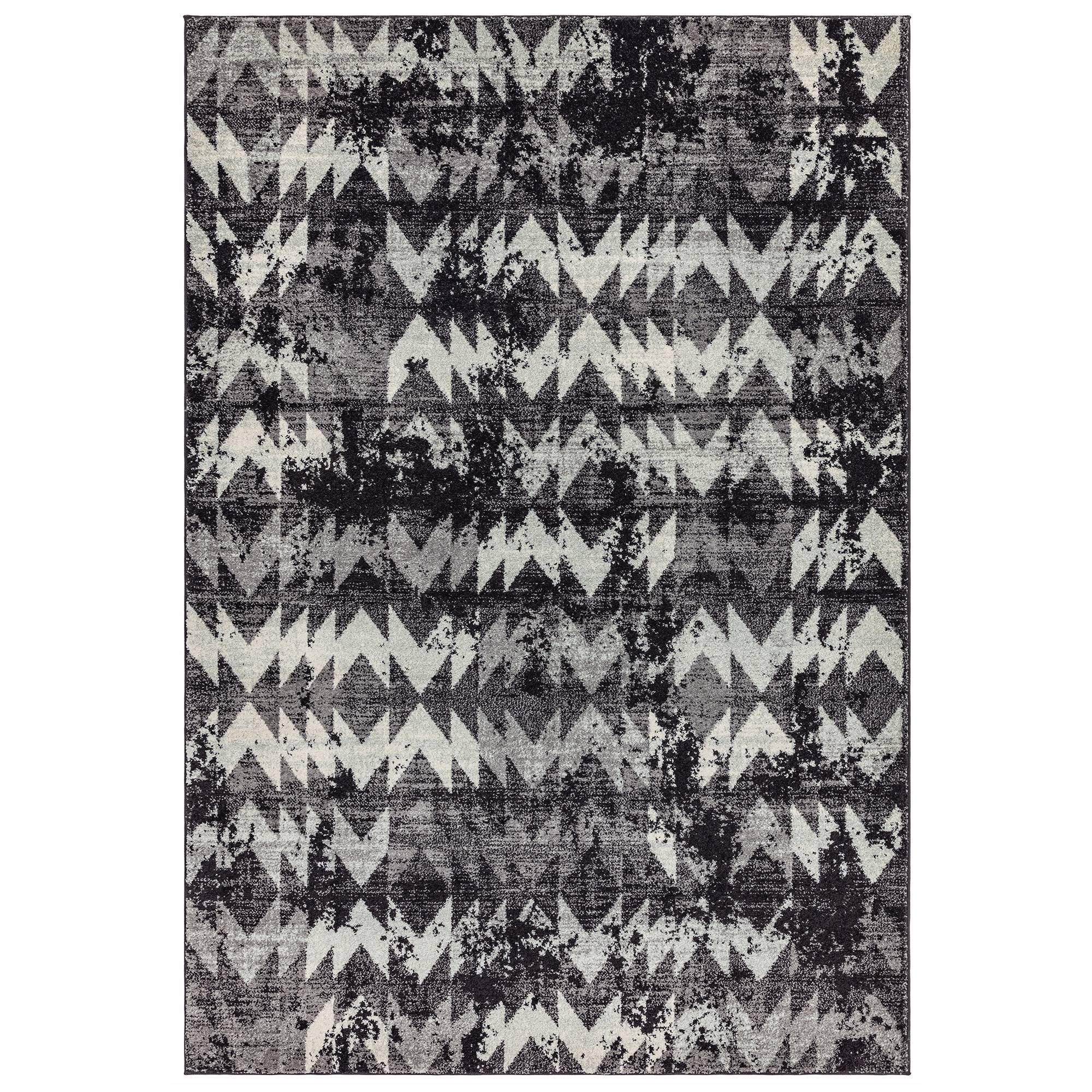 Asiatic Nova Chevron Rug - Black - 200 x 290