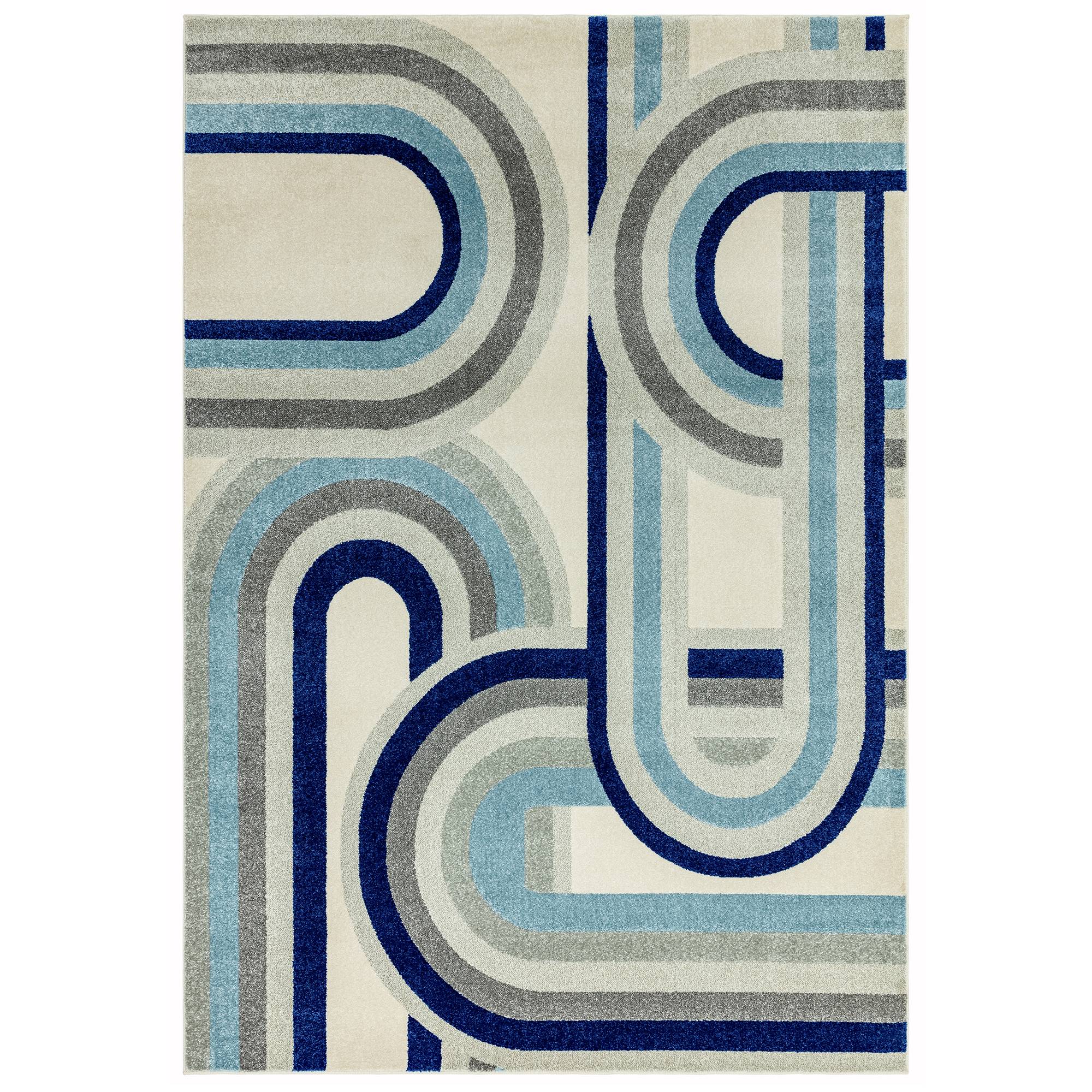 Asiatic Nova Retro Rug - Blue - 200 x 290