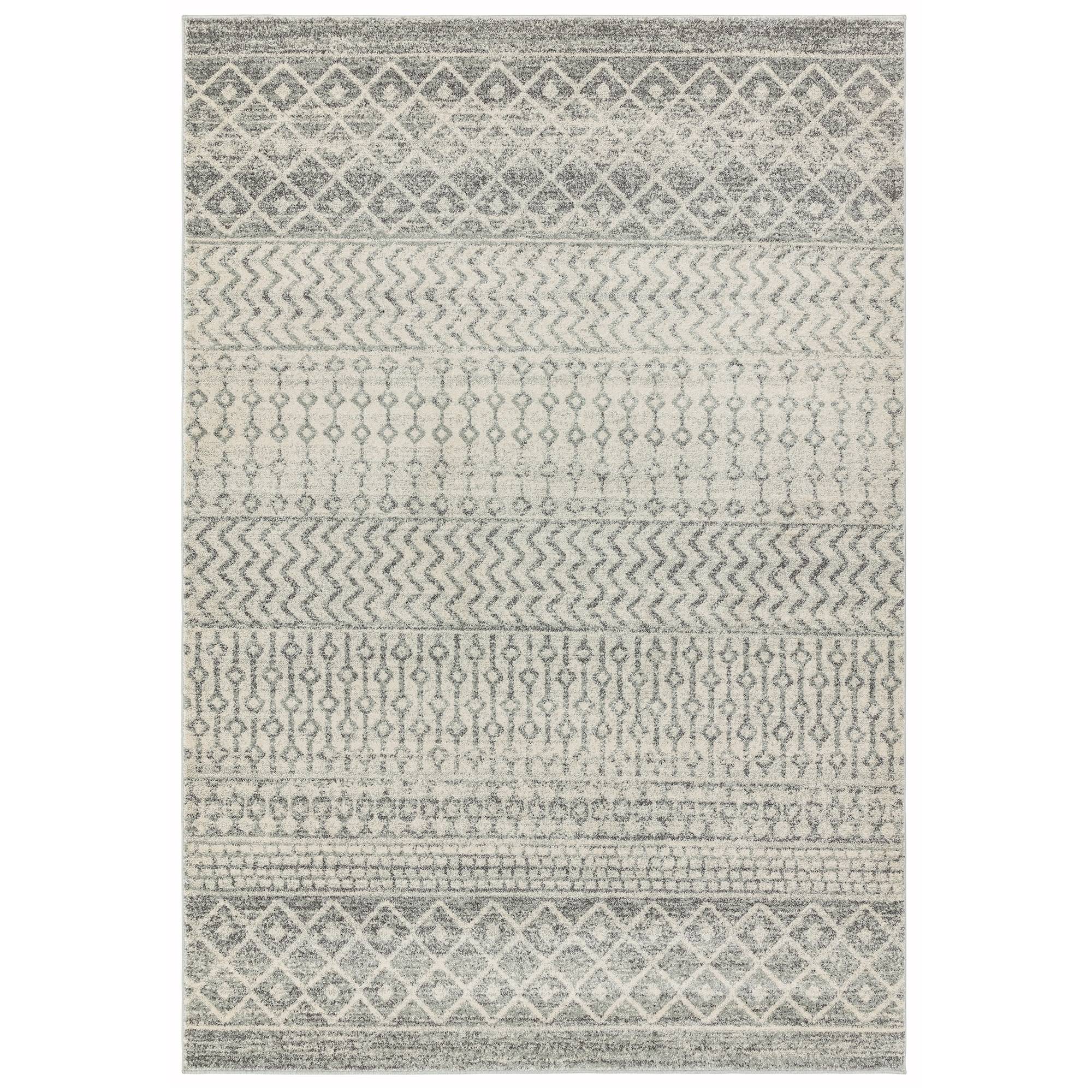 Asiatic Nova Aztec Rug - Grey - 200 x 290