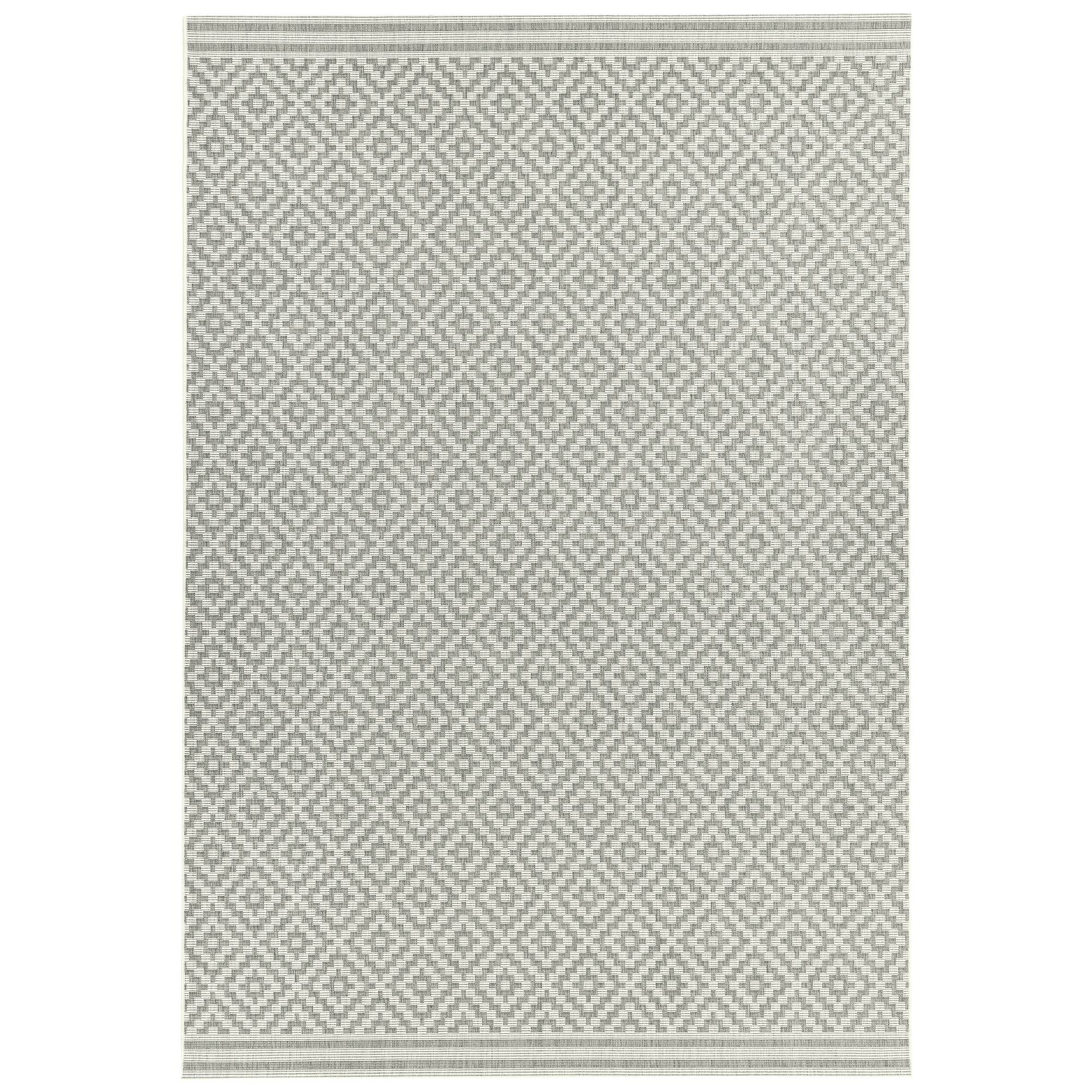 Asiatic Patio Diamond Rug - Grey - 200 x 290