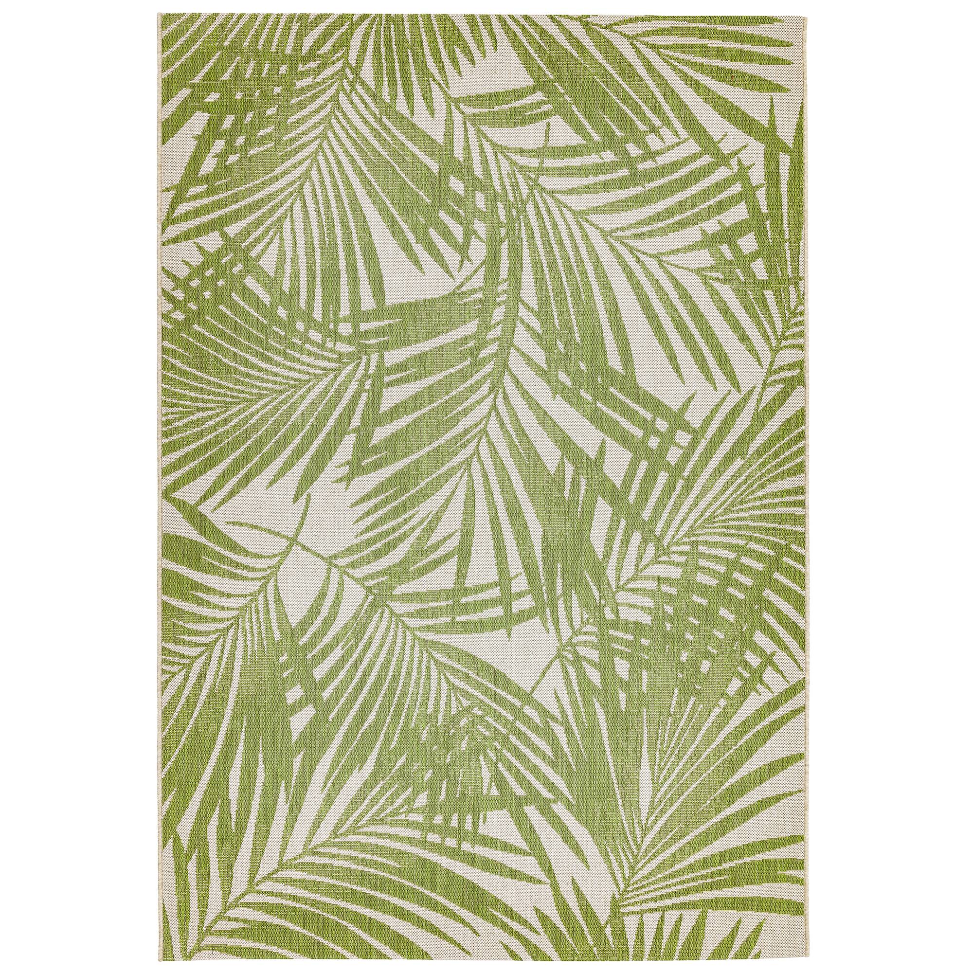 Asiatic Patio Palm Rug - Green - 80 x 150