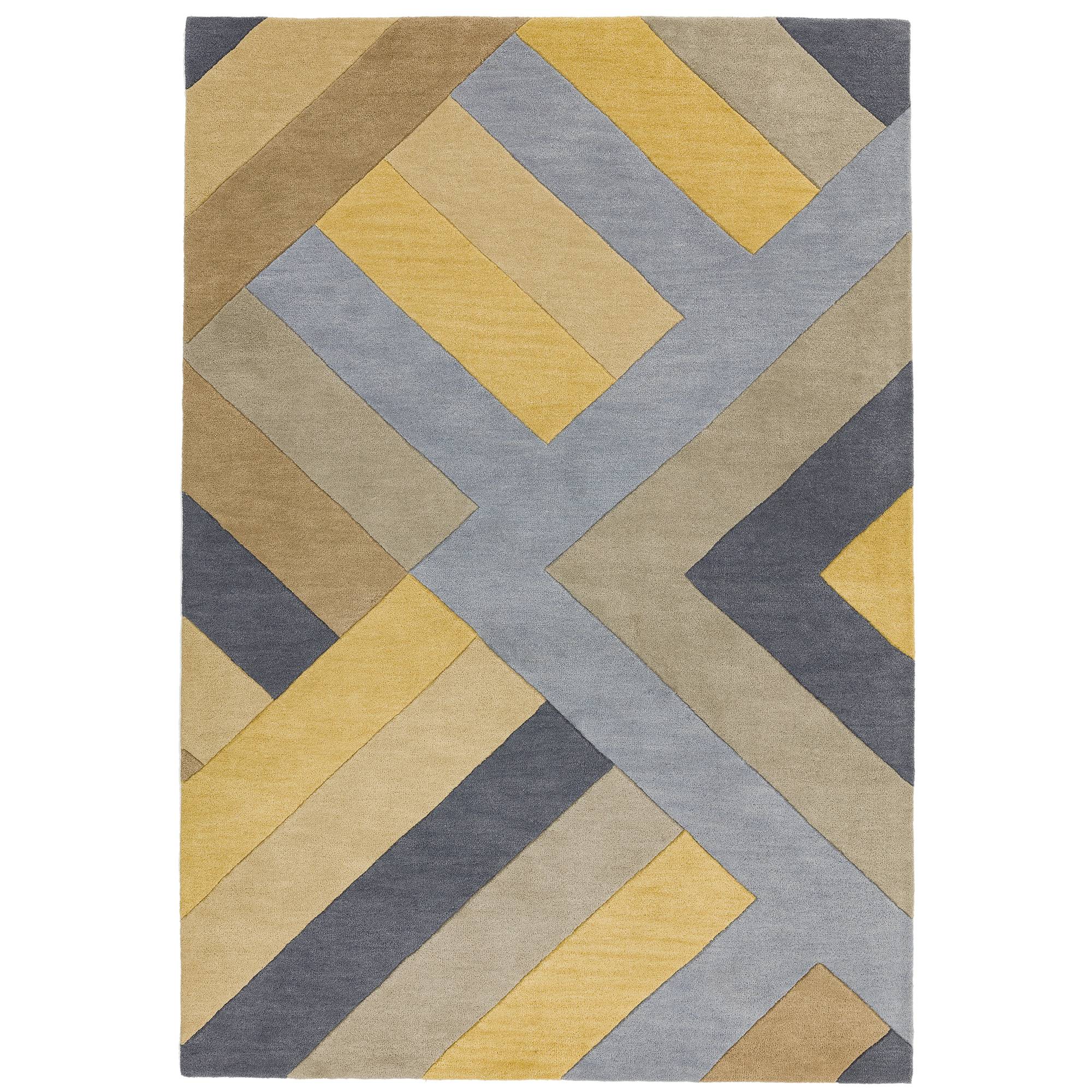 Asiatic Reef Big Zig Rug - Ochre Grey - 200 x 290