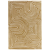 Asiatic Reef Curve Rug - Ochre - 200 x 290