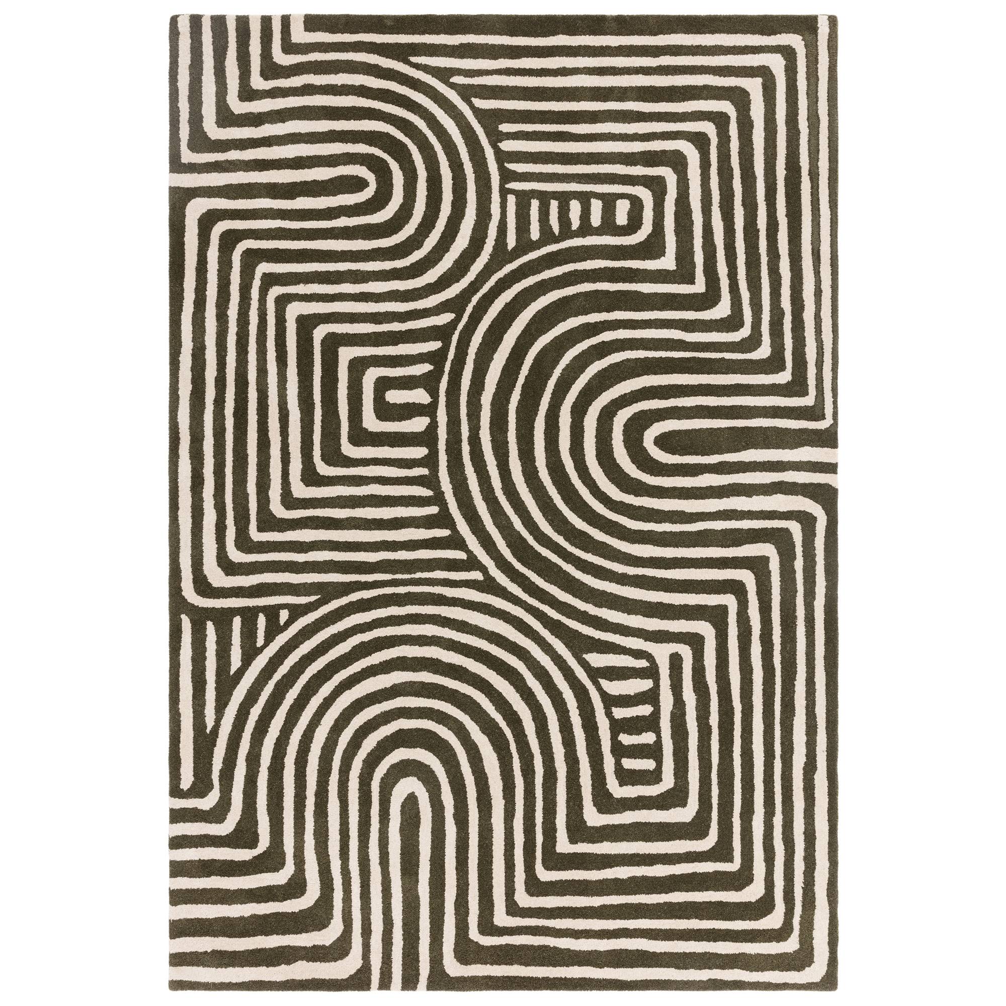 Asiatic Reef Curve Rug - Forest - 200 x 290