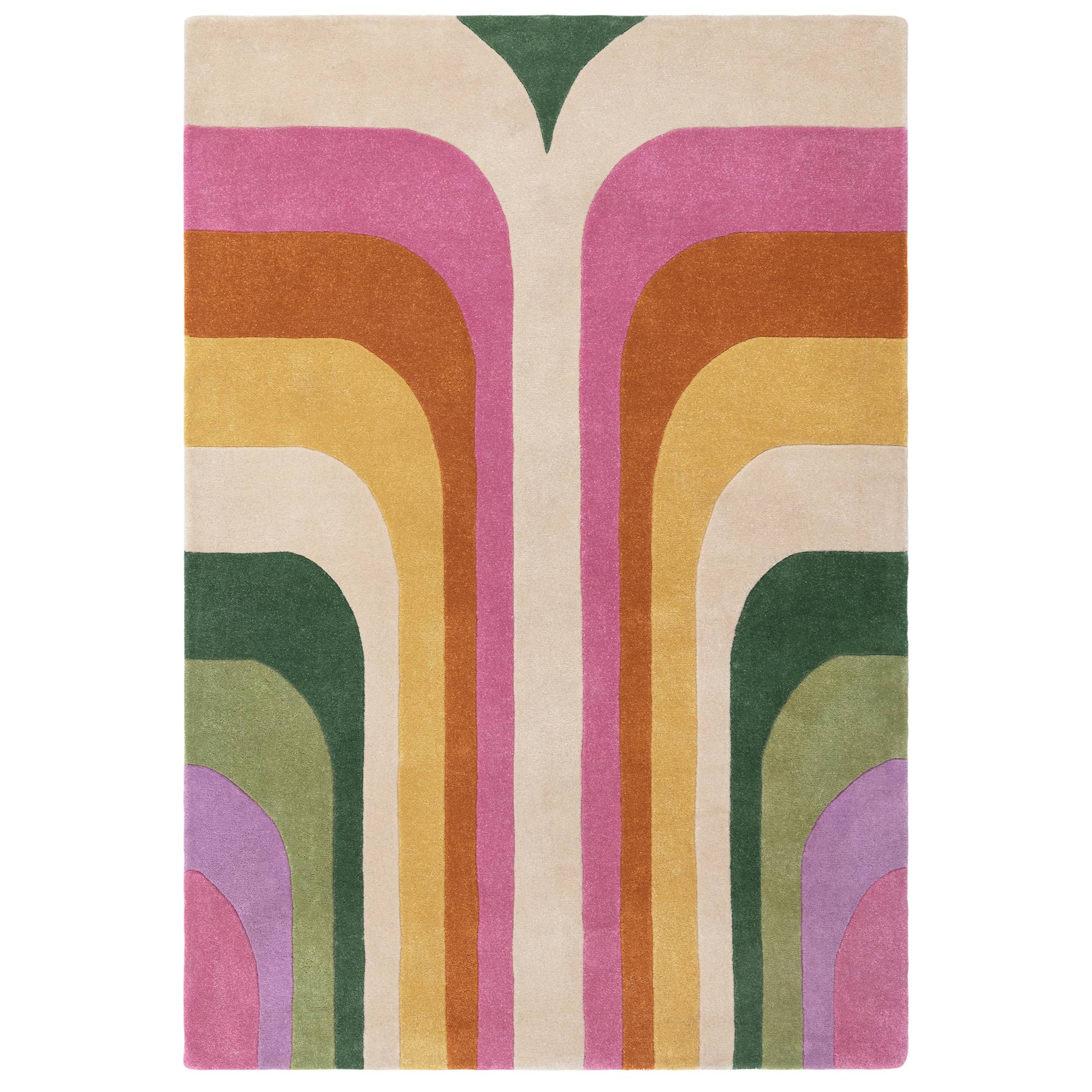 Asiatic Romy Retro Rug - Pink - 200 x 290