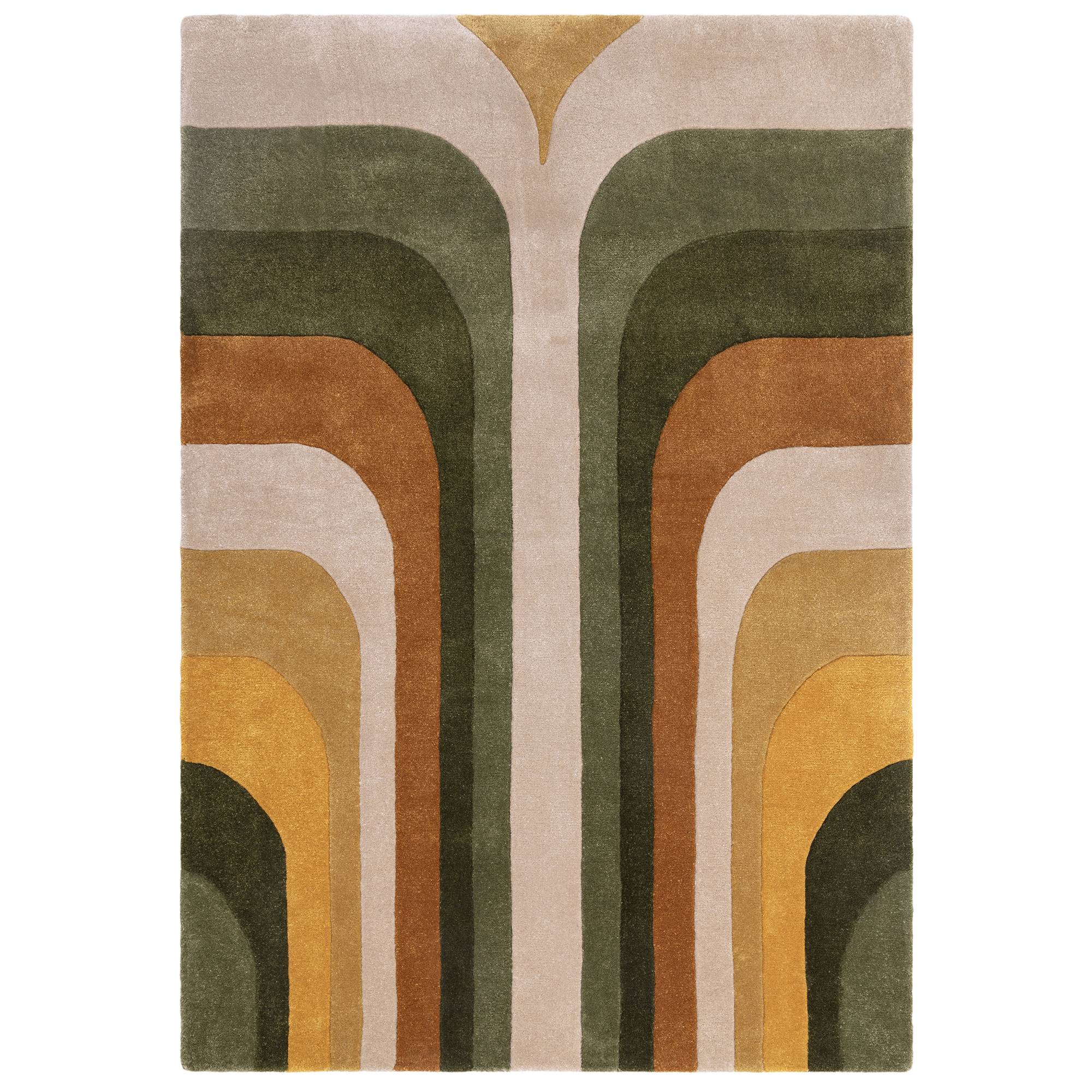 Asiatic Romy Retro Rug - Green - 200 x 290