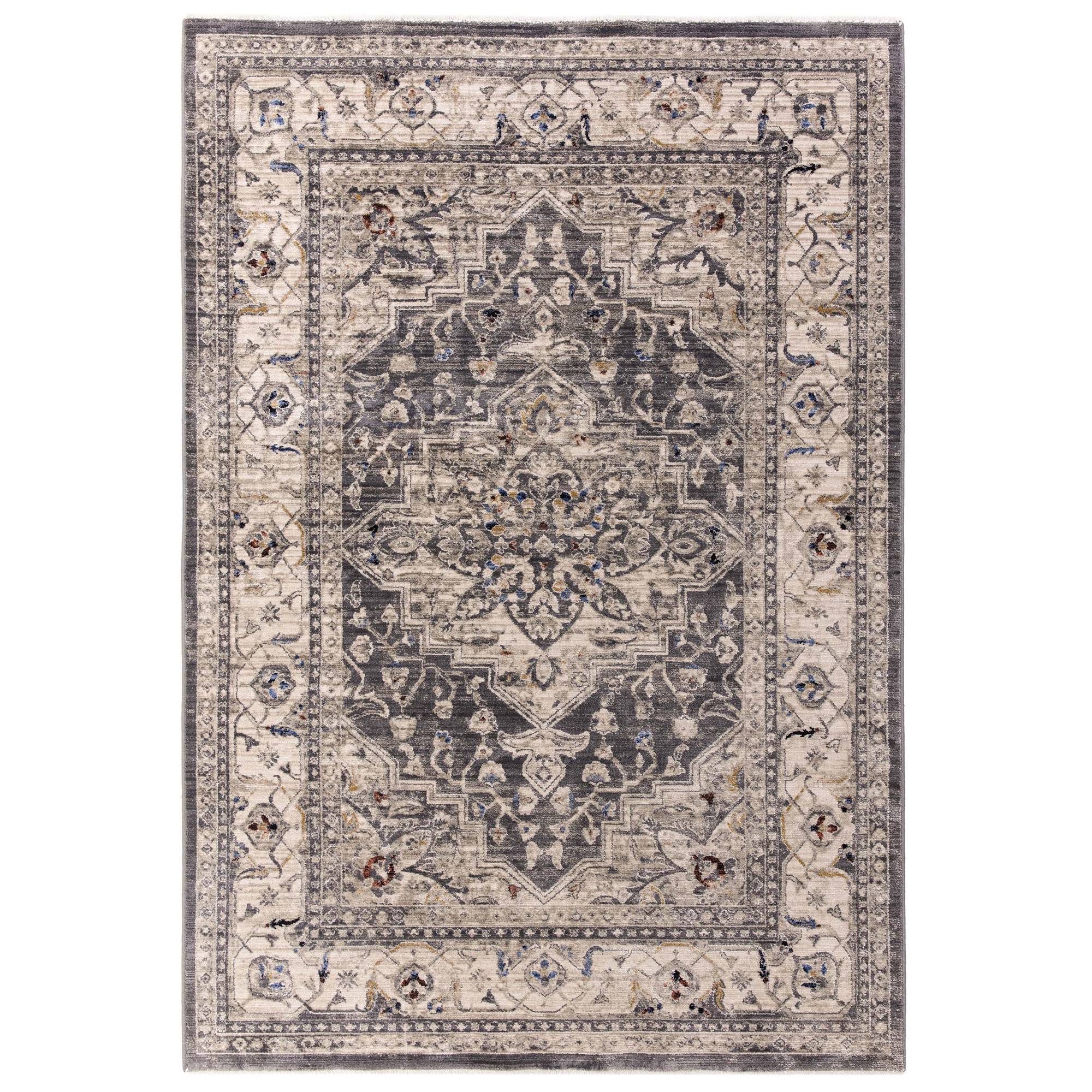 Asiatic Sovereign Medallion Rug - Charcoal - 240 x 330