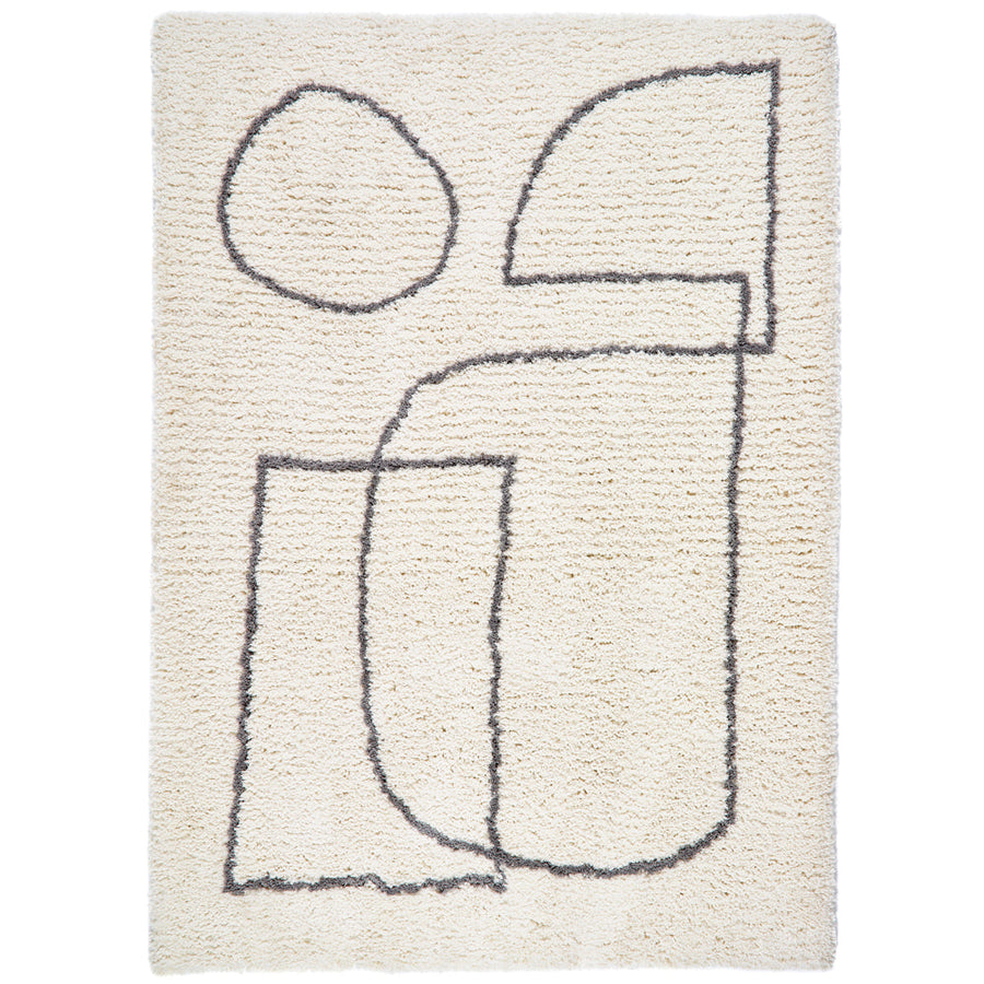 Origins Artisan Picasso White/Grey Rug