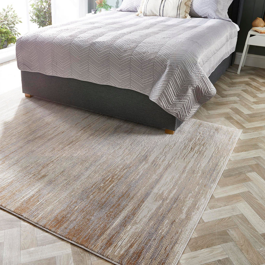 Origins Bevel Cream/Grey Rug