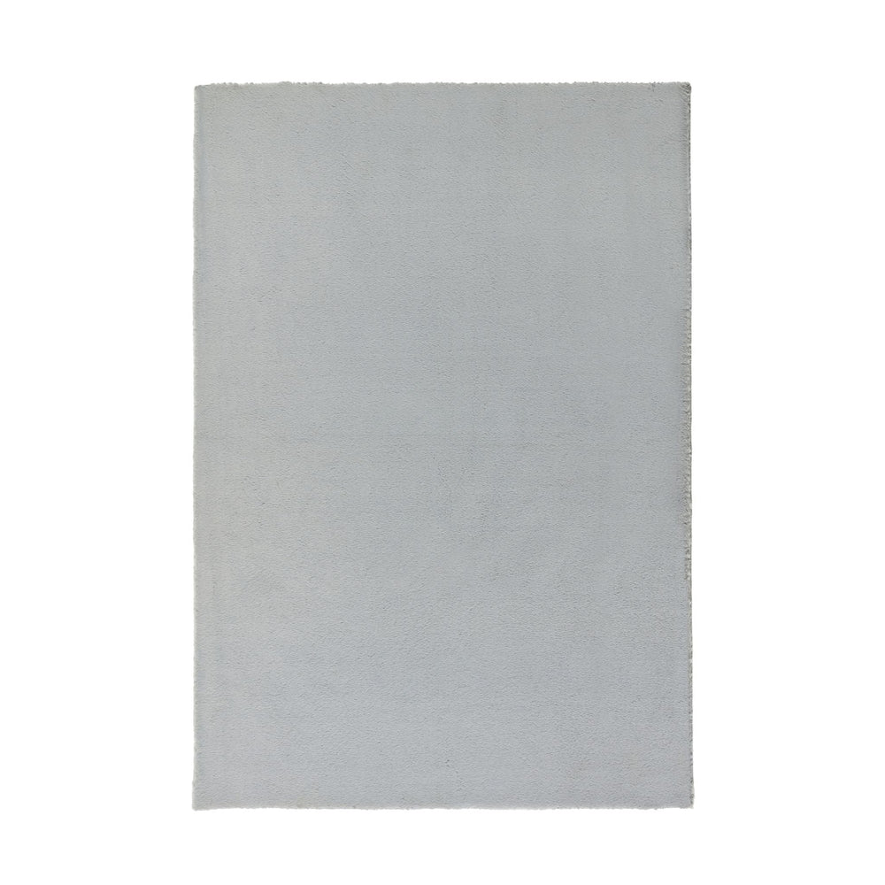Origins Washable Faux Fur Grey Rug