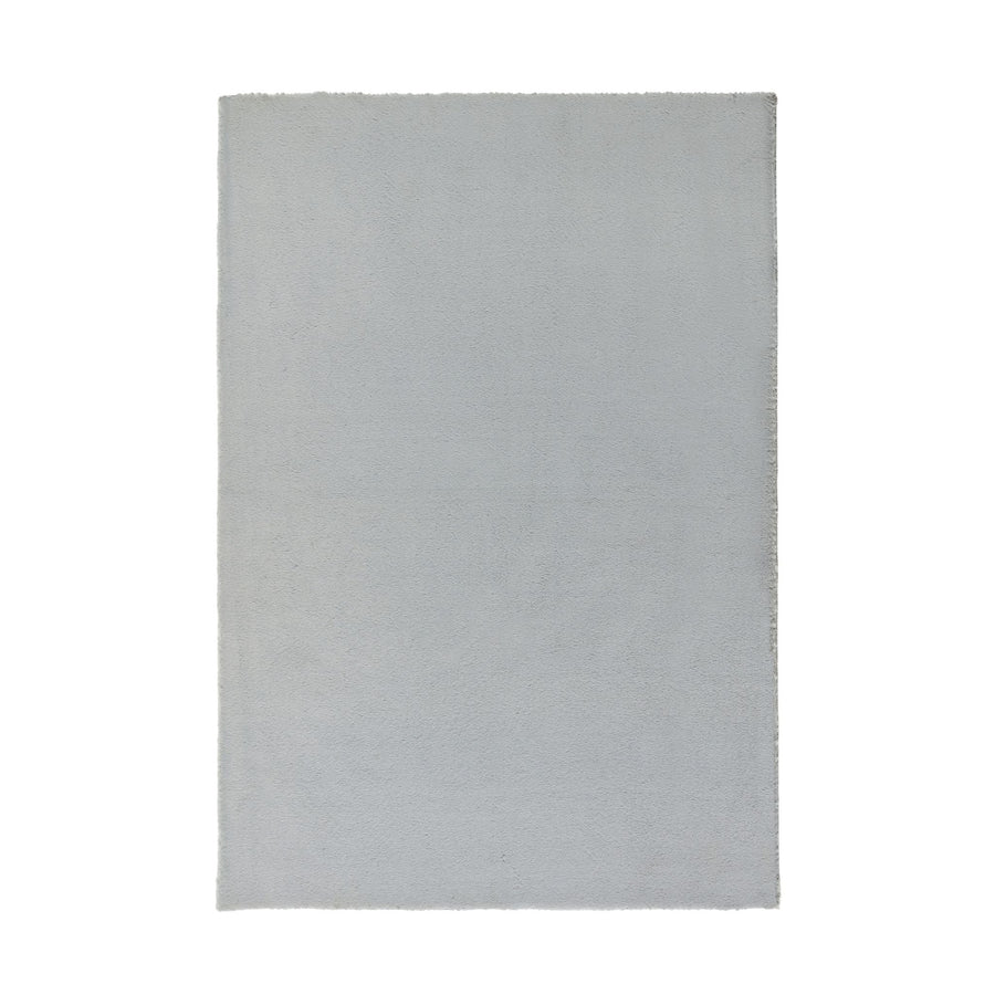 Origins Washable Faux Fur Grey Rug