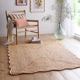 Origins Jute Scalloped Edge Rug