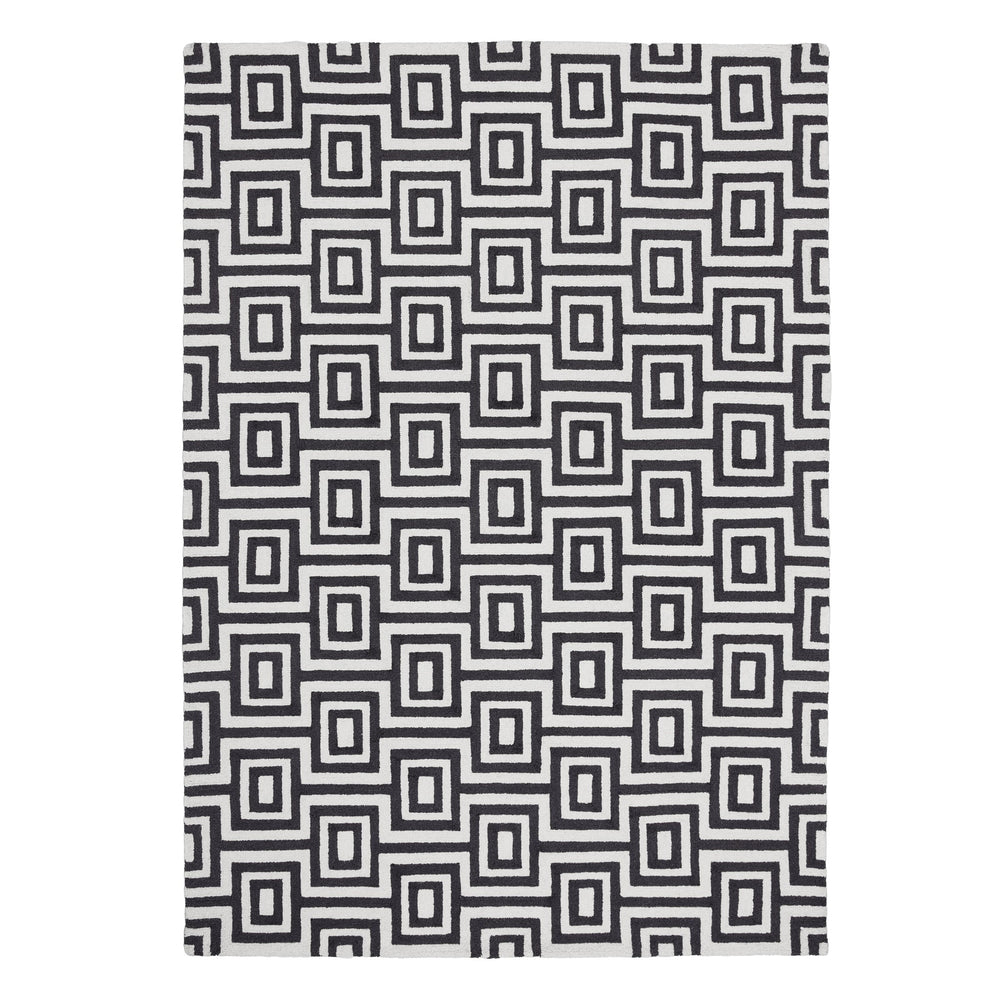 Origins Labyrinth Black/White Rug