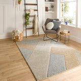 Origins Notion Cream/Blue Rug