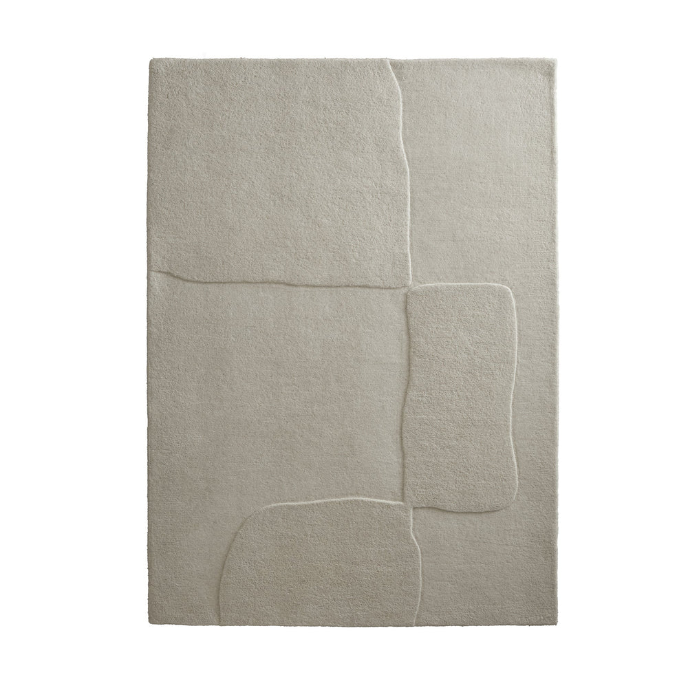 Origins Sculptured Boulder Cream Rug